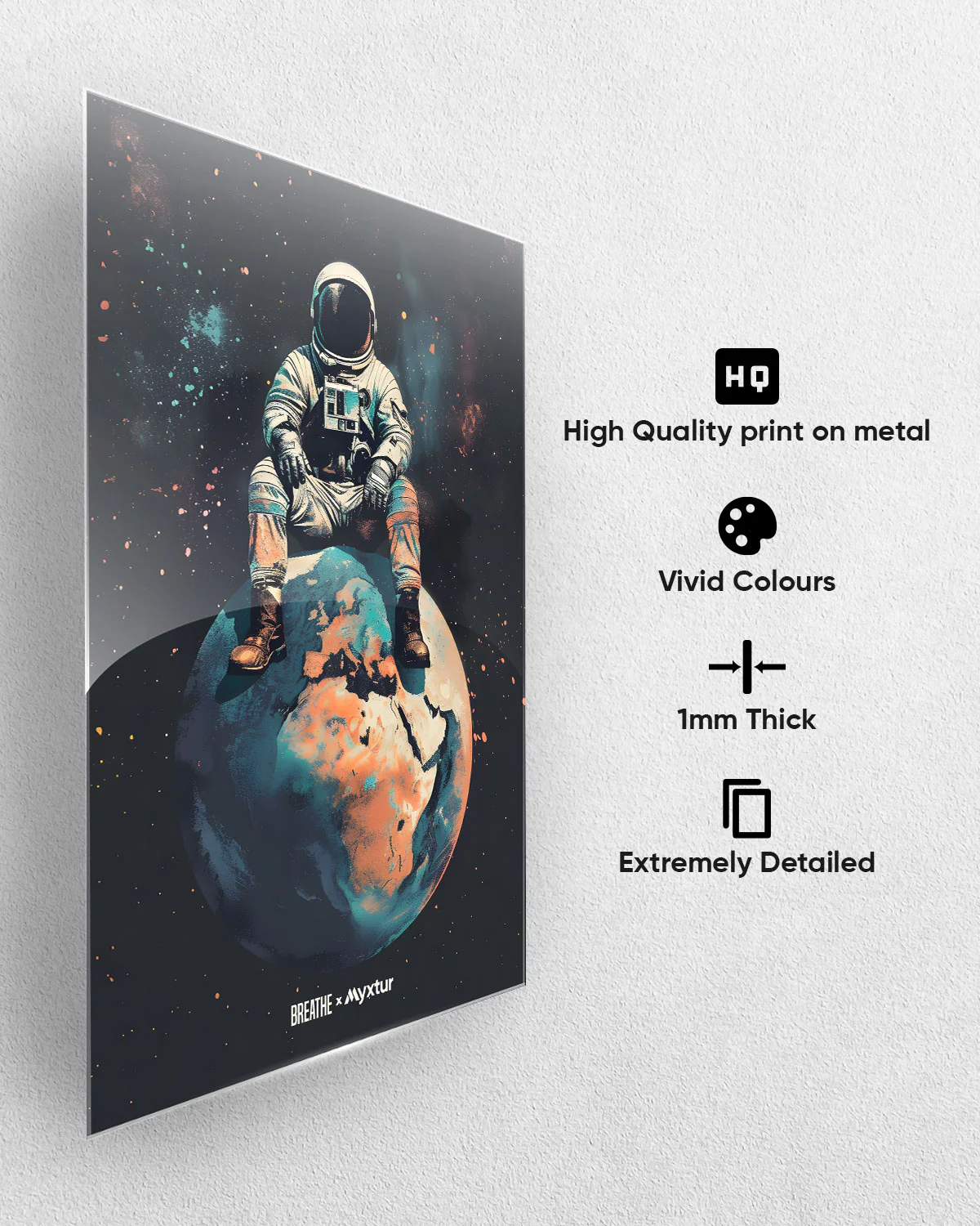 Alone in the World [BREATHE] Metal-Poster - Image 4