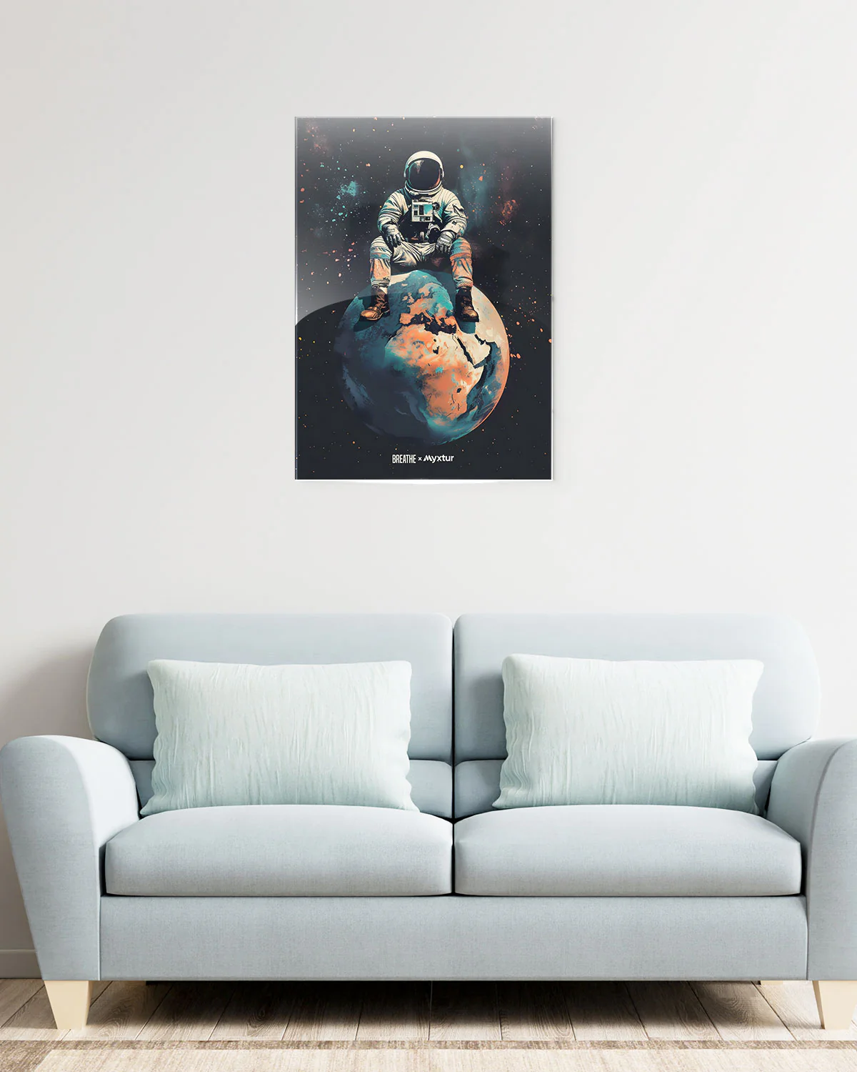 Alone in the World [BREATHE] Metal-Poster - Image 7