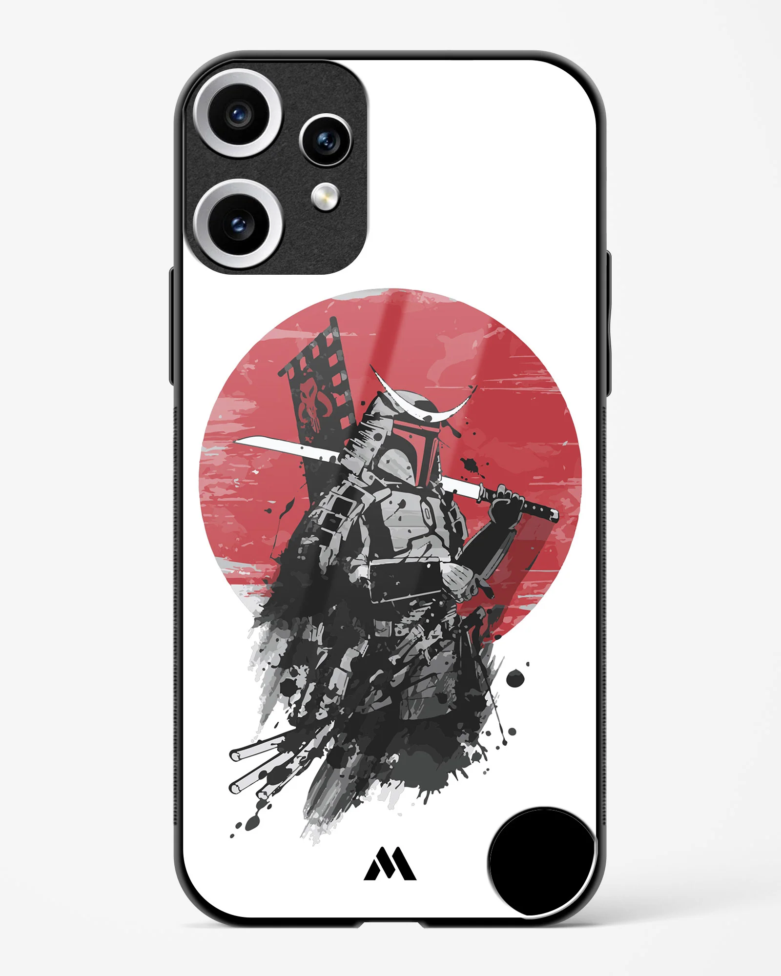 Samurai with a City to Burn Glass Case Phone Cover (Nothing) - Image 3