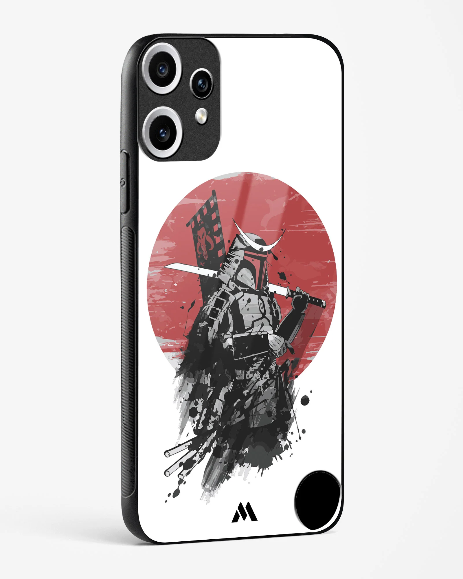 Samurai with a City to Burn Glass Case Phone Cover (Nothing) - Image 4