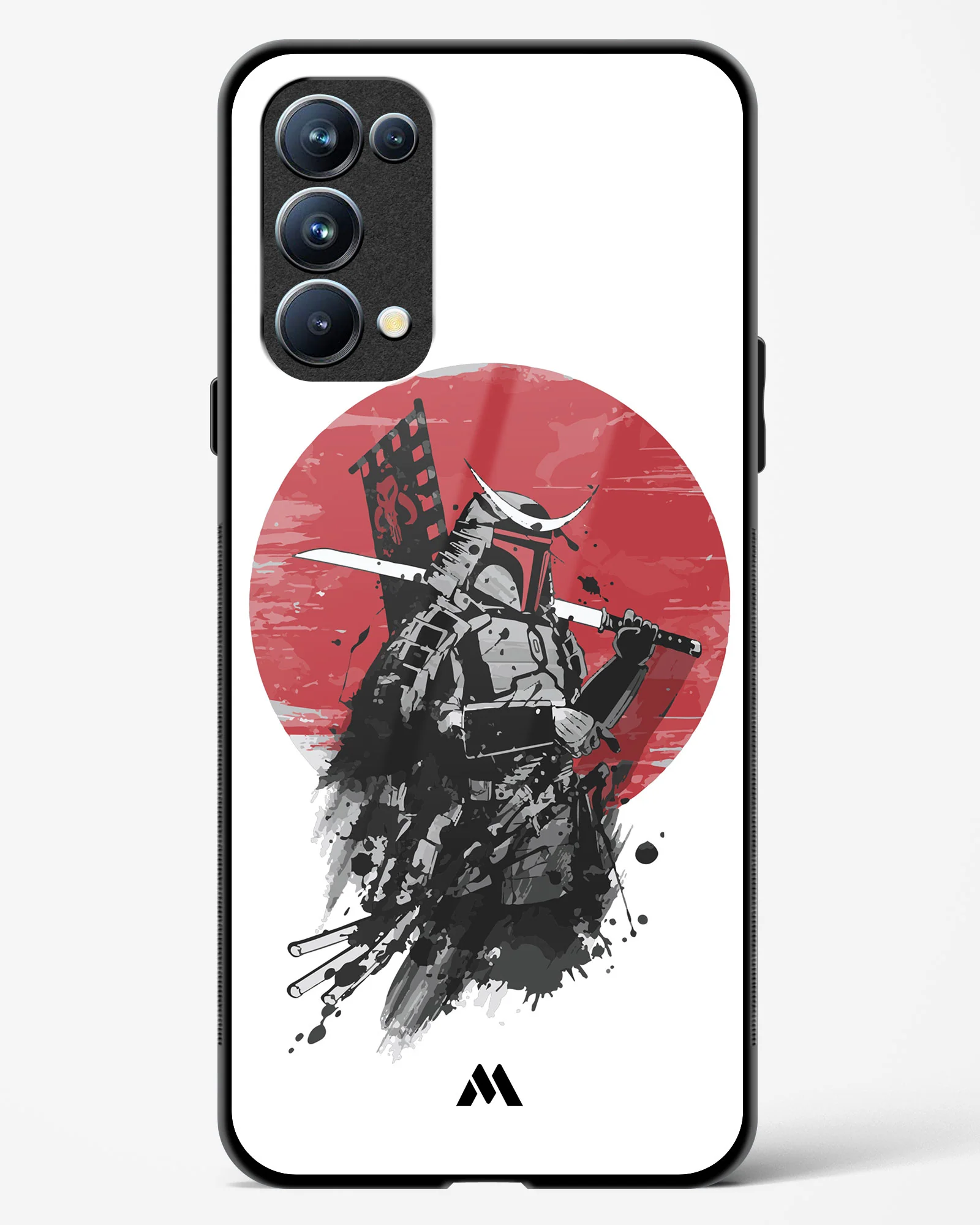 Samurai with a City to Burn Glass Case Phone Cover (Oppo) - Image 103