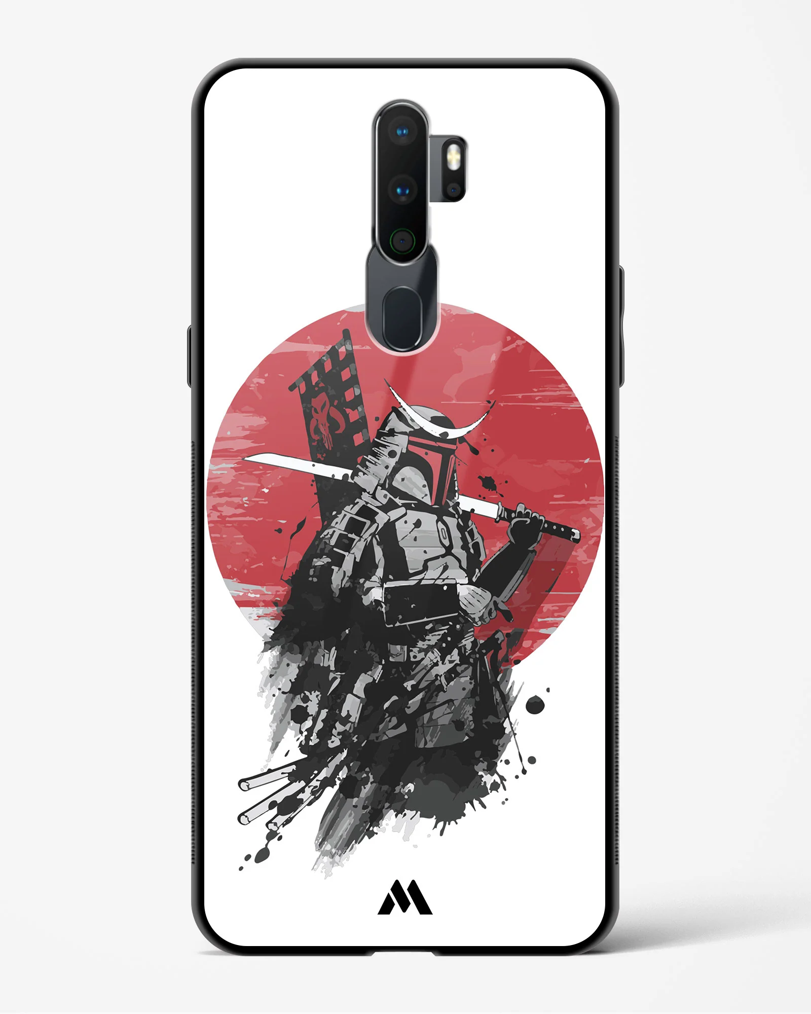Samurai with a City to Burn Glass Case Phone Cover (Oppo) - Image 3