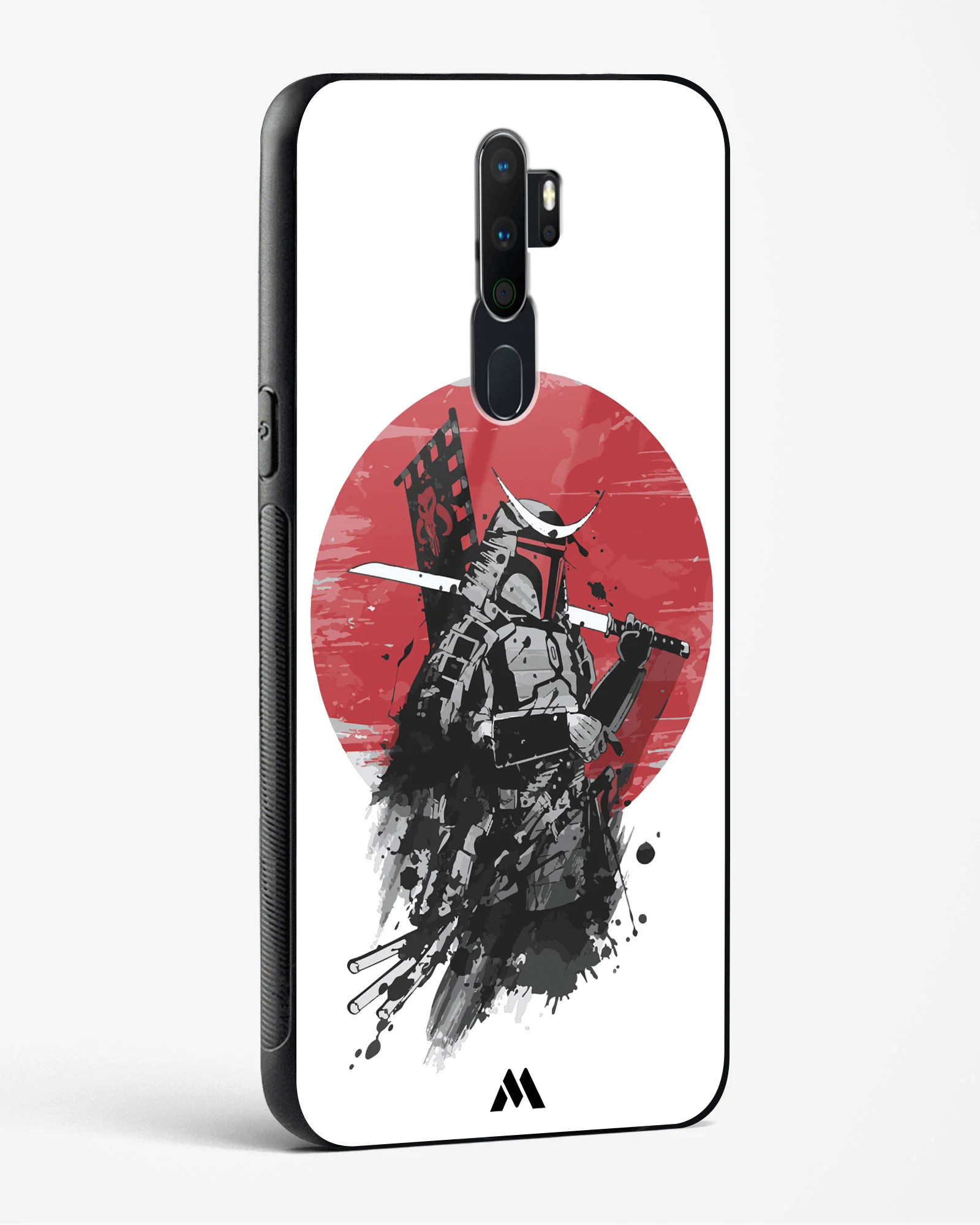 Samurai with a City to Burn Glass Case Phone Cover (Oppo) - Image 4