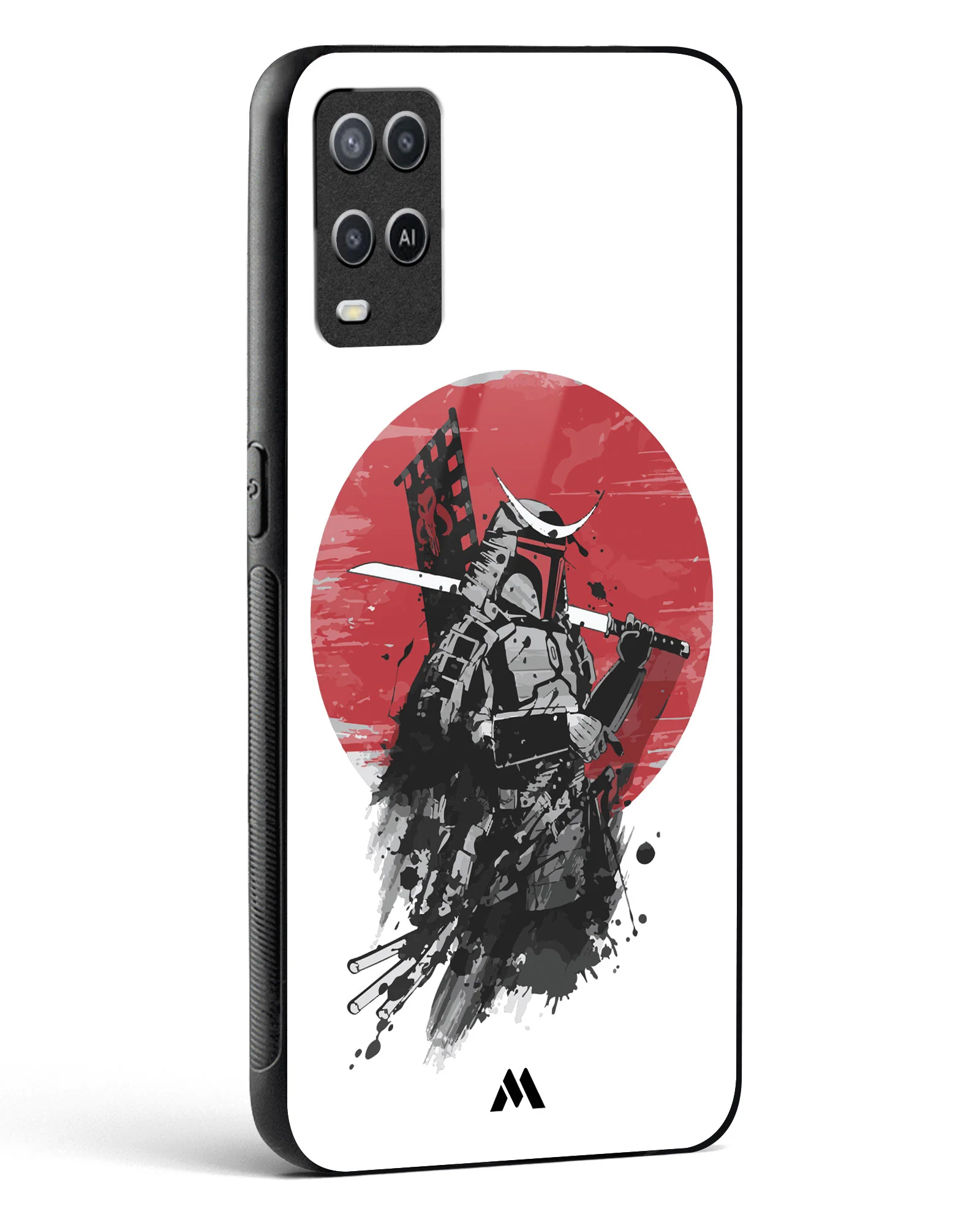 Samurai with a City to Burn Glass Case Phone Cover (Oppo) - Image 8