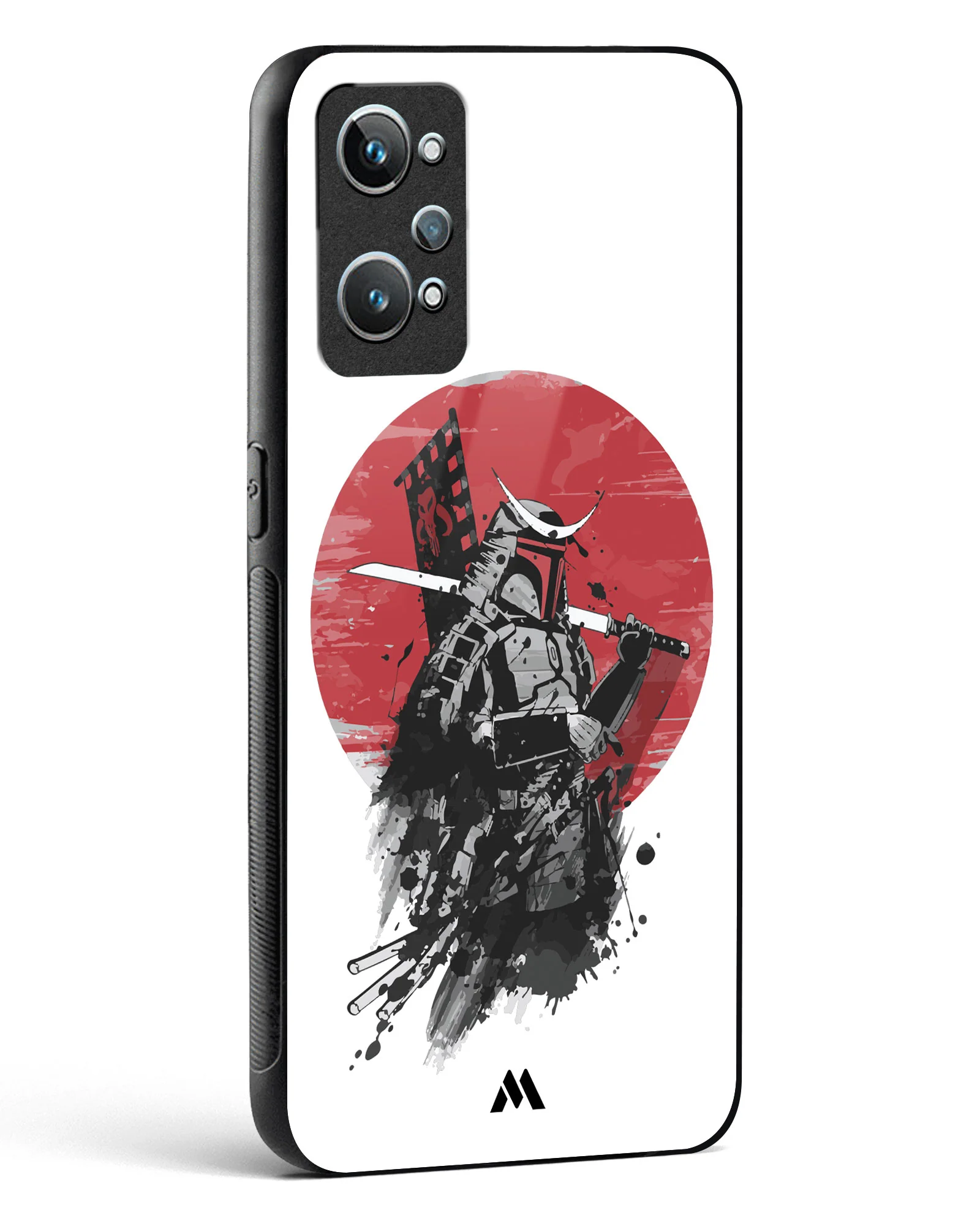 Samurai with a City to Burn Glass Case Phone Cover (Realme) - Image 100
