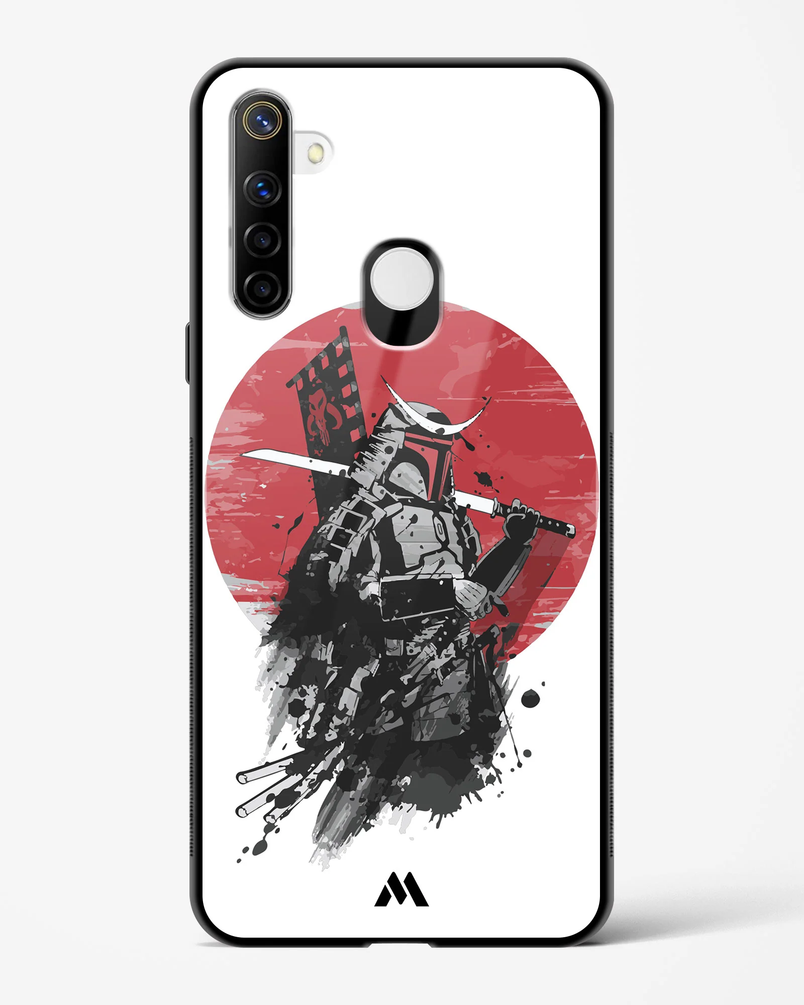 Samurai with a City to Burn Glass Case Phone Cover (Realme) - Image 105