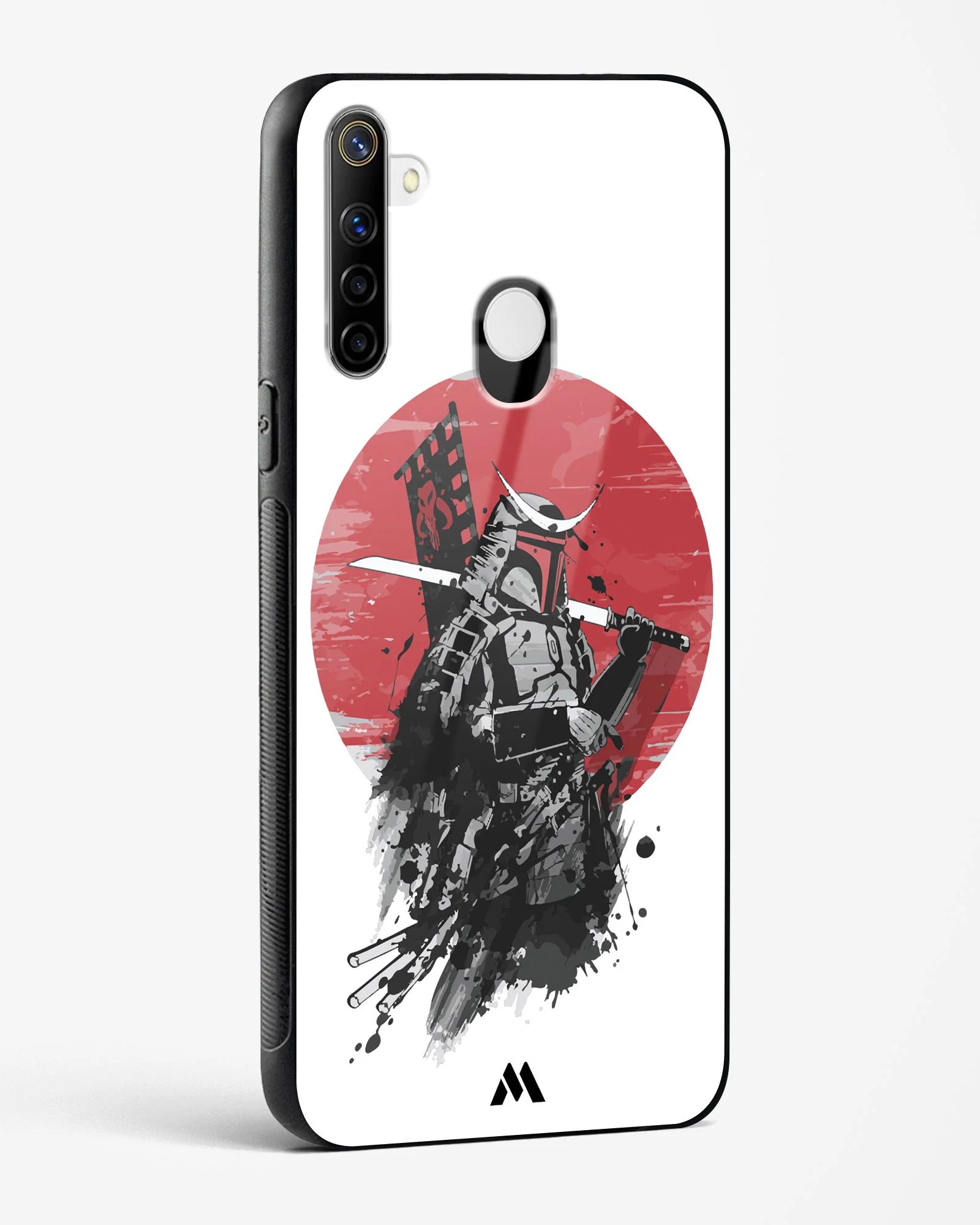 Samurai with a City to Burn Glass Case Phone Cover (Realme) - Image 106