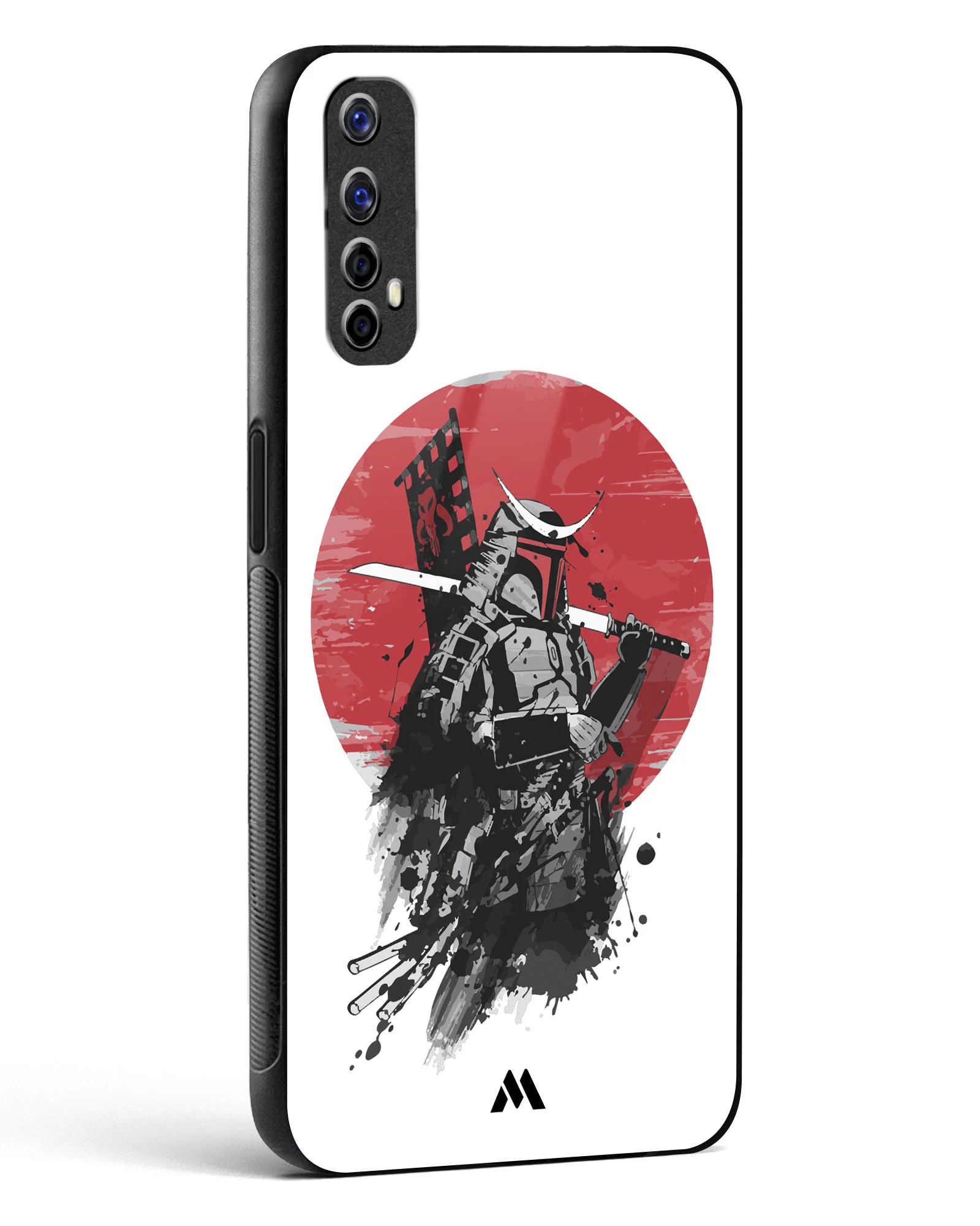 Samurai with a City to Burn Glass Case Phone Cover (Realme) - Image 108
