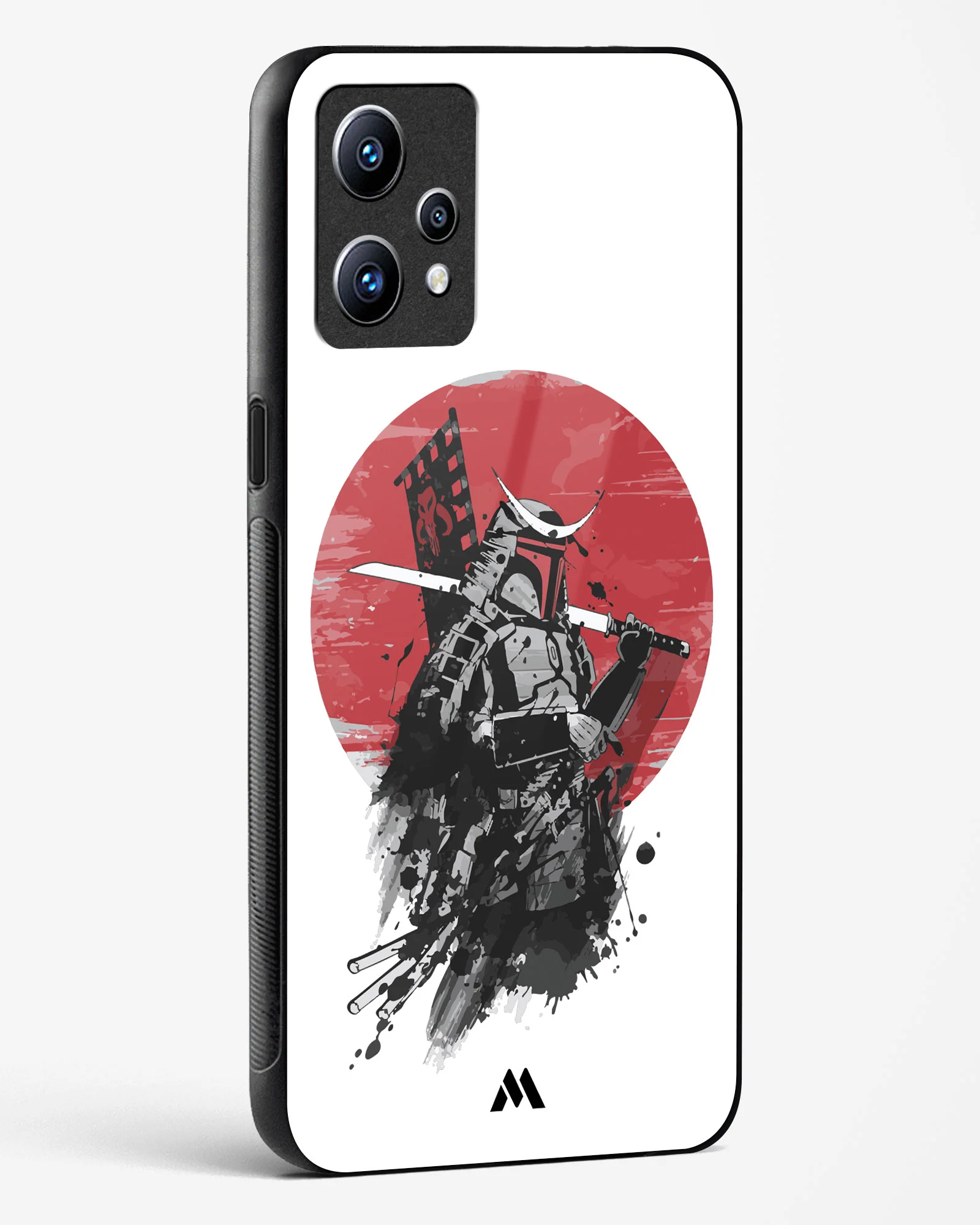 Samurai with a City to Burn Glass Case Phone Cover (Realme) - Image 112