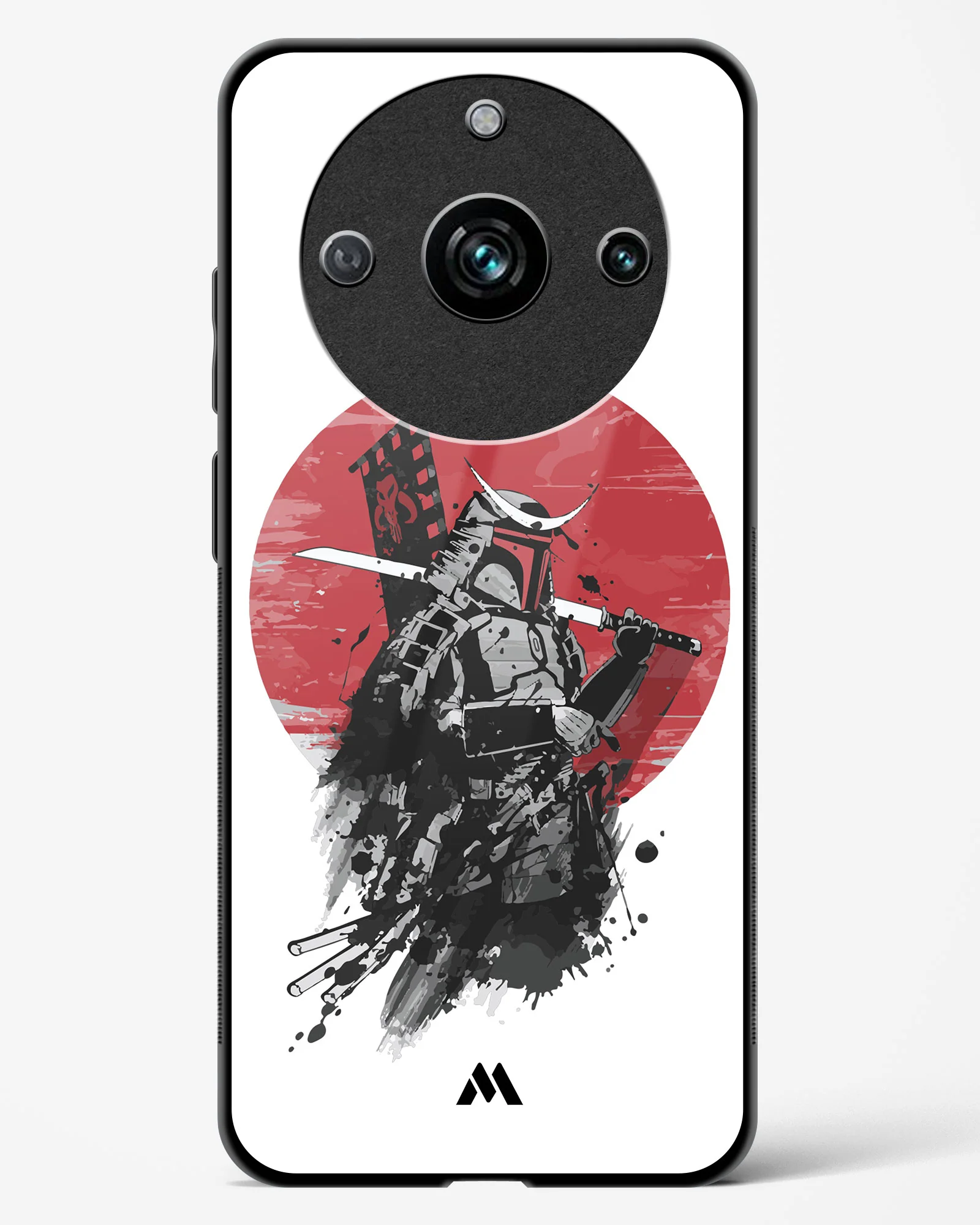 Samurai with a City to Burn Glass Case Phone Cover (Realme) - Image 115