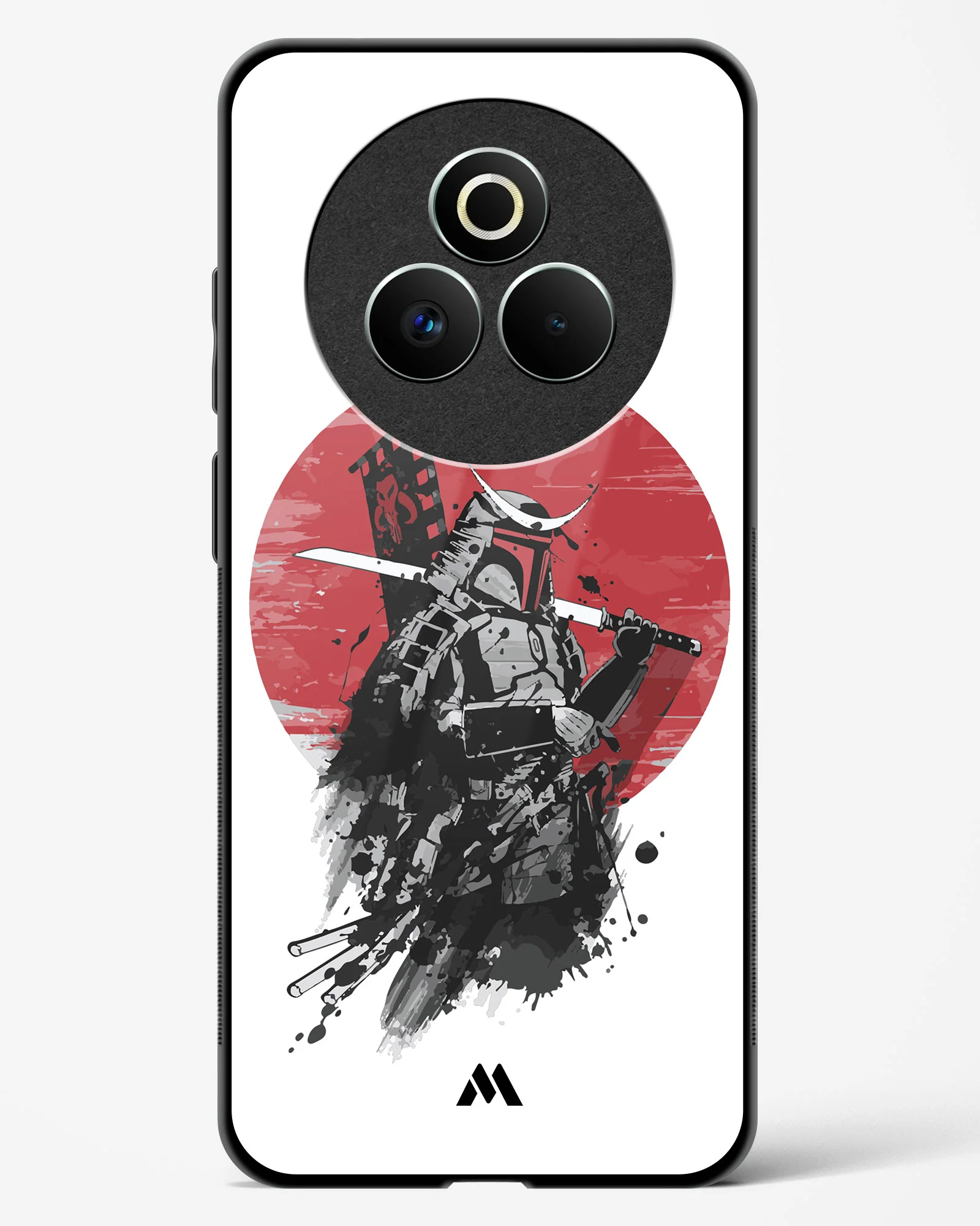 Samurai with a City to Burn Glass Case Phone Cover (Realme) - Image 129