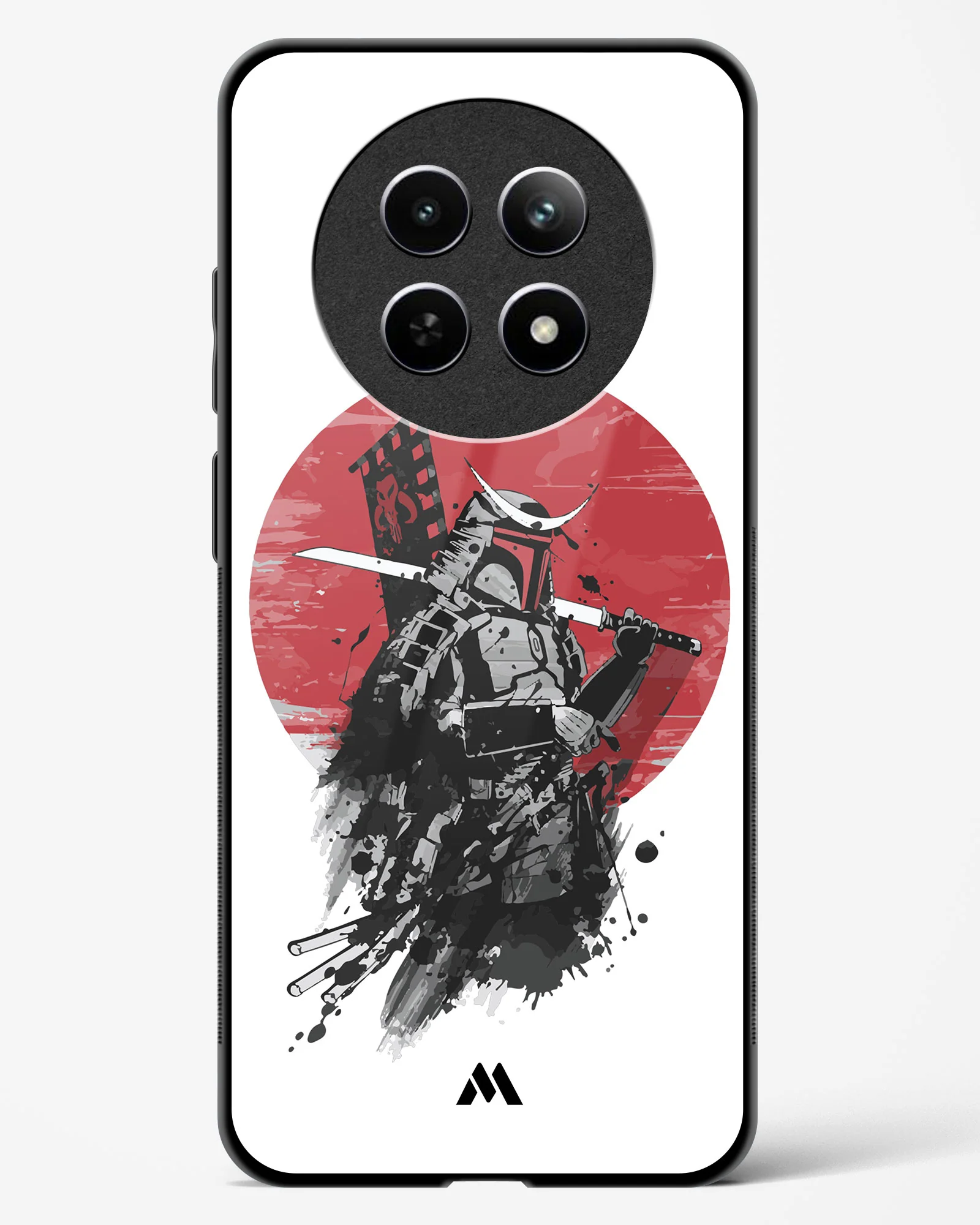 Samurai with a City to Burn Glass Case Phone Cover (Realme) - Image 13