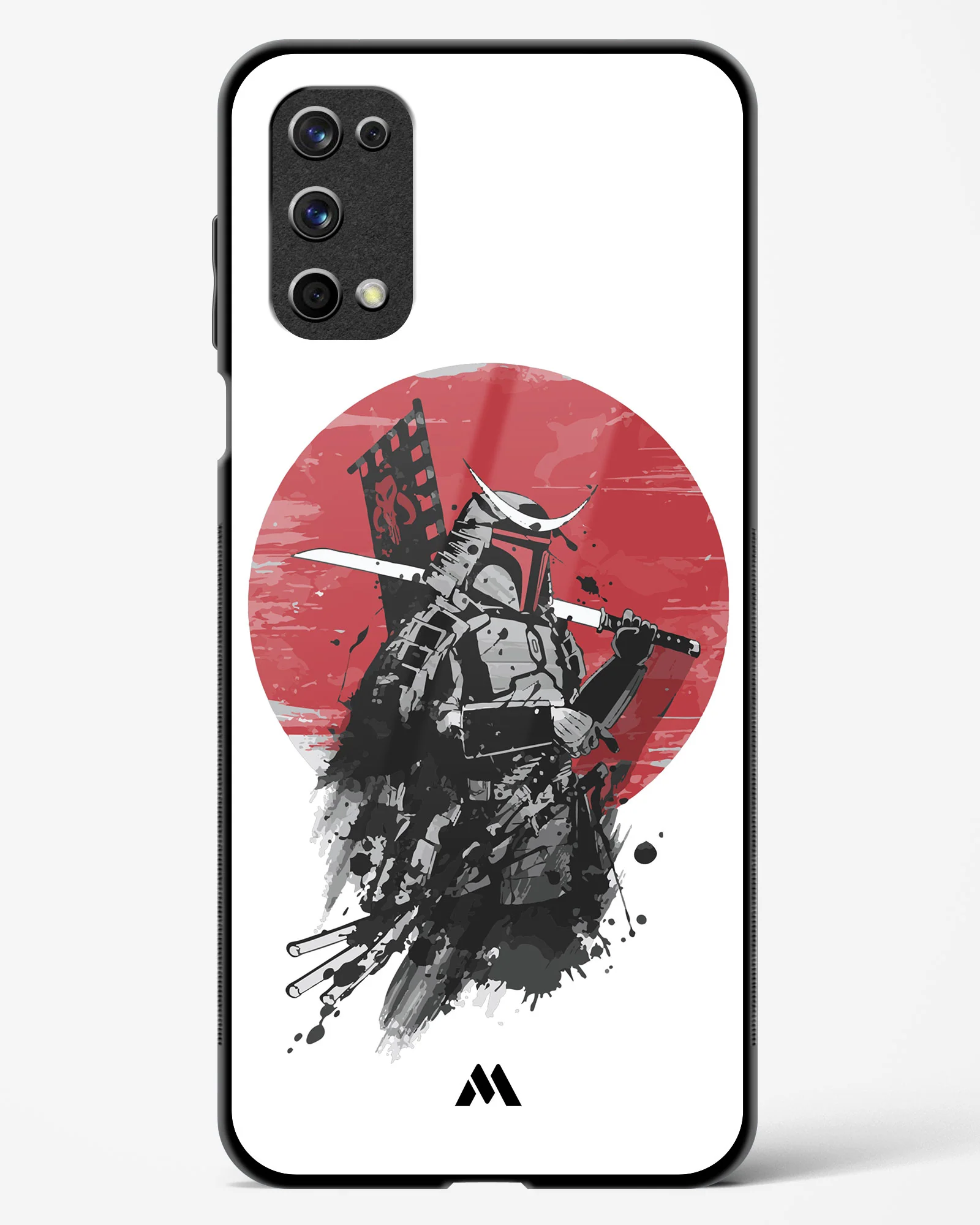 Samurai with a City to Burn Glass Case Phone Cover (Realme) - Image 141