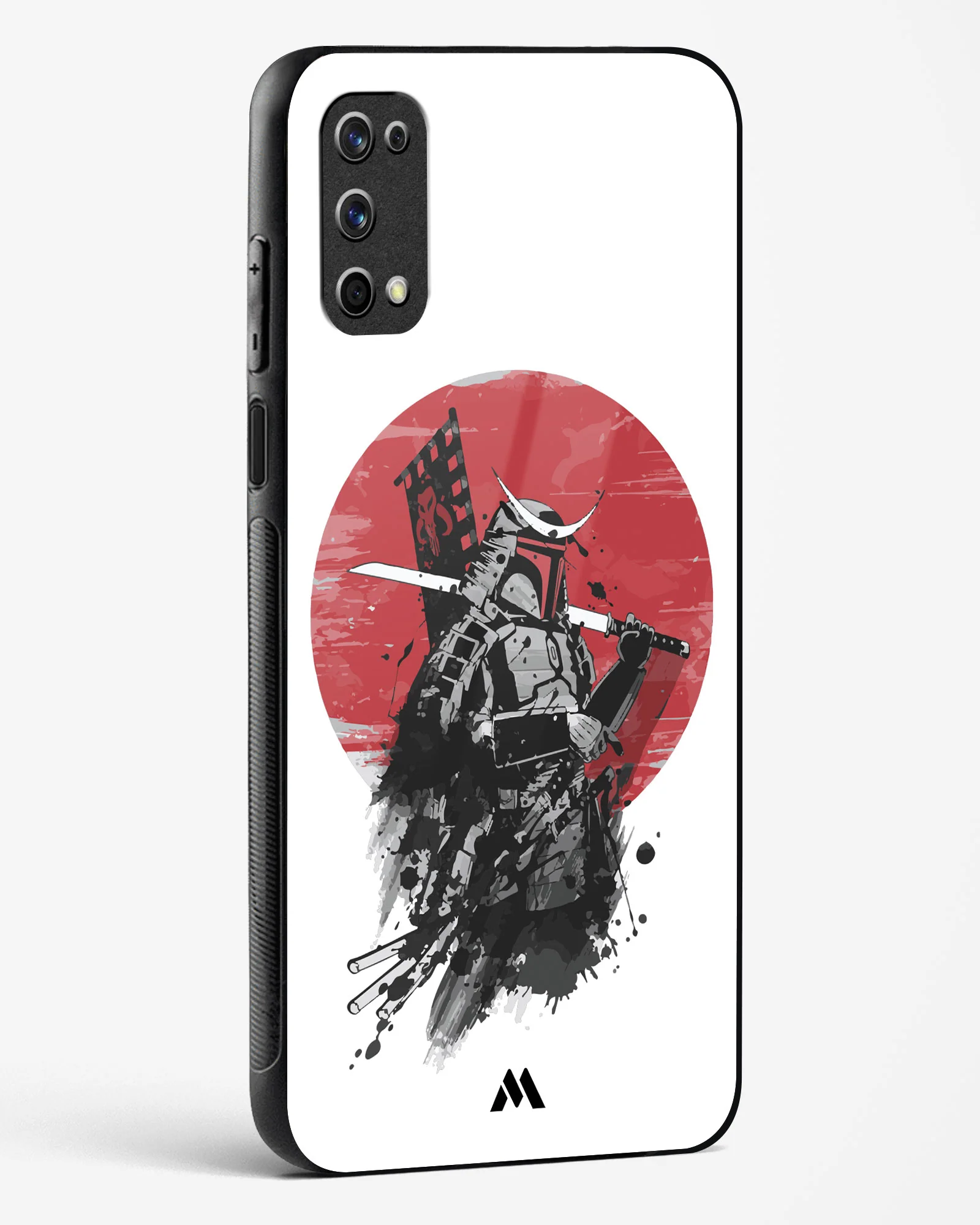 Samurai with a City to Burn Glass Case Phone Cover (Realme) - Image 142