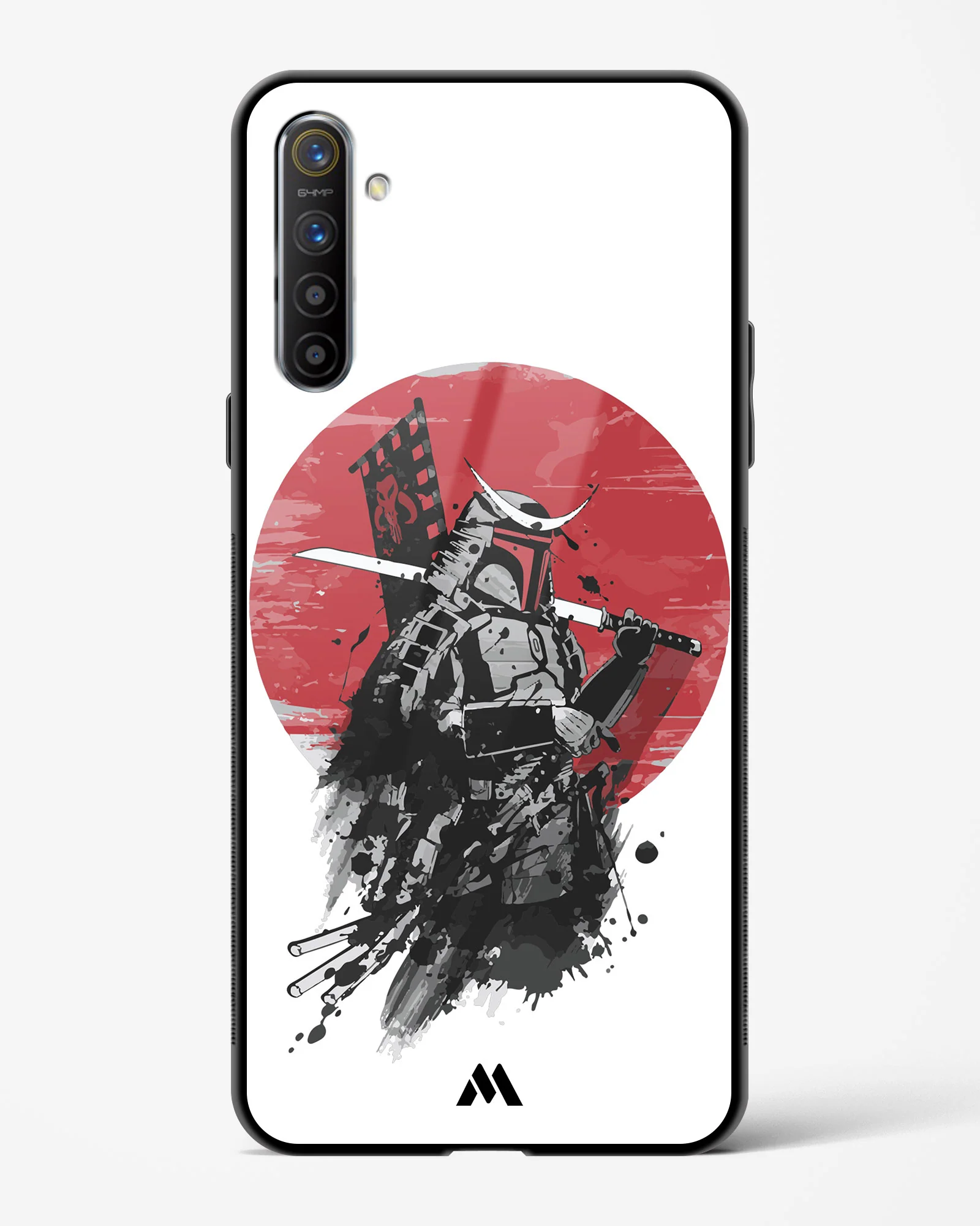 Samurai with a City to Burn Glass Case Phone Cover (Realme) - Image 143