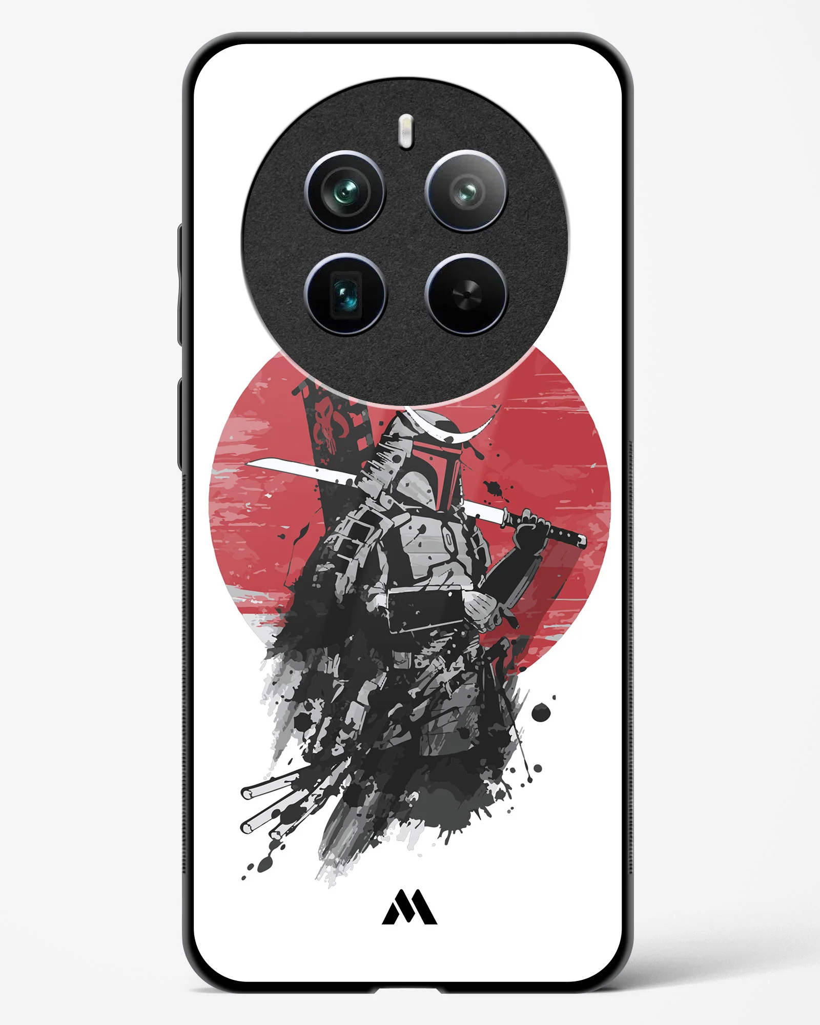 Samurai with a City to Burn Glass Case Phone Cover (Realme) - Image 17