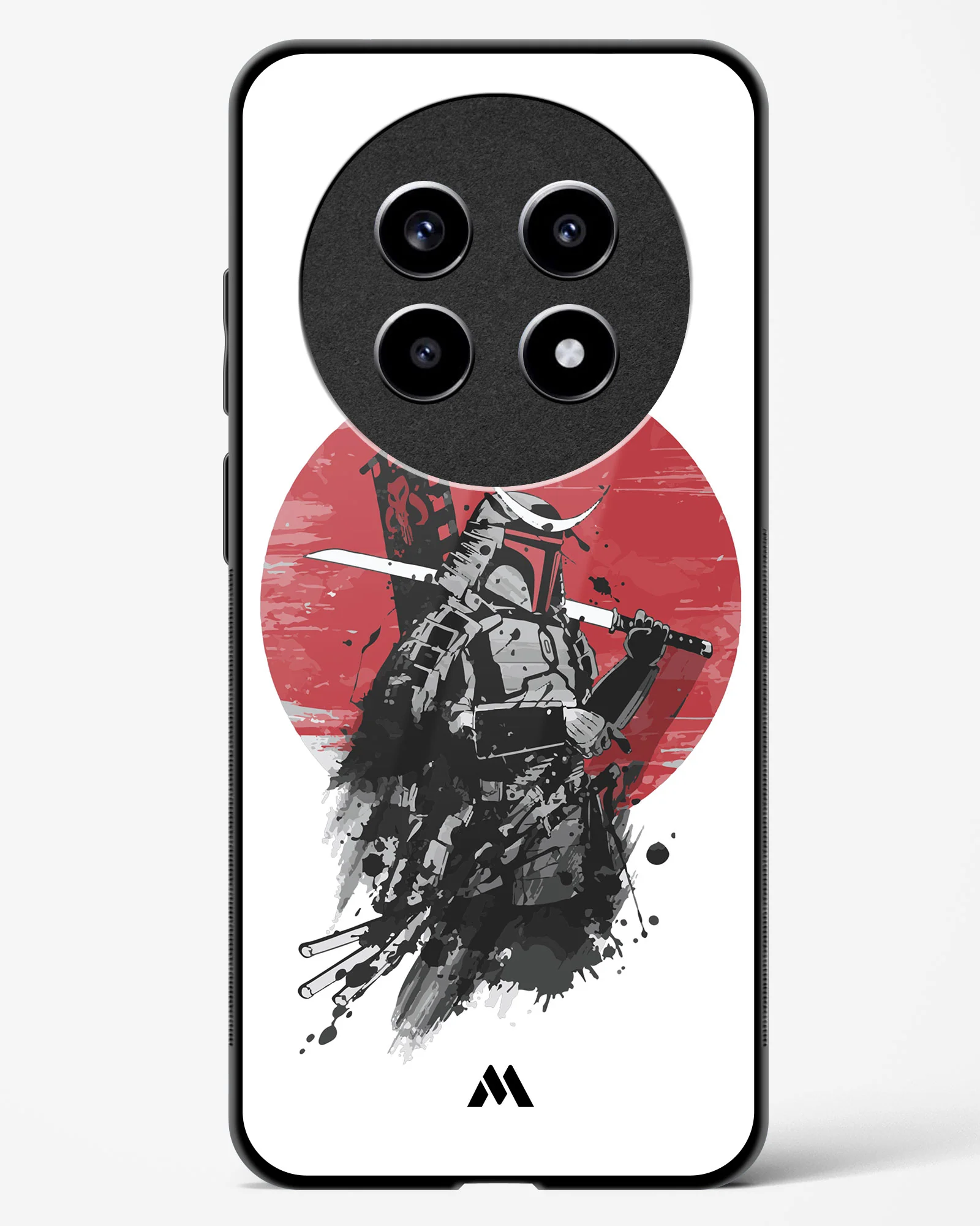 Samurai with a City to Burn Glass Case Phone Cover (Realme) - Image 25
