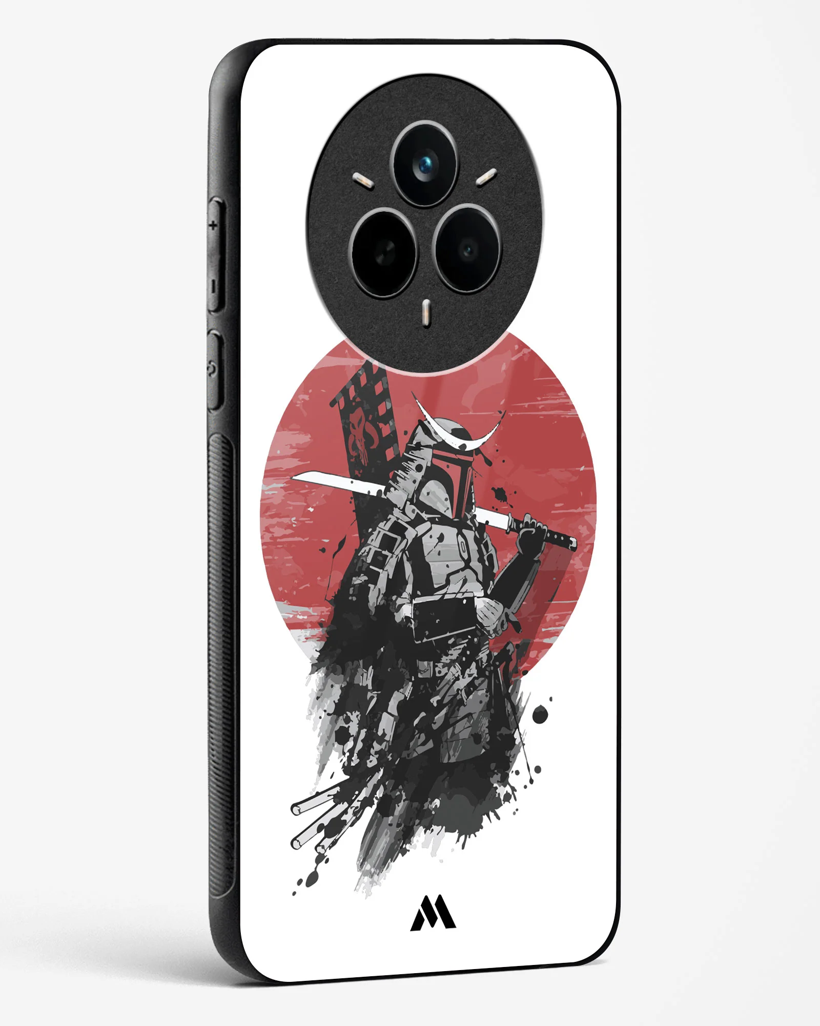 Samurai with a City to Burn Glass Case Phone Cover (Realme) - Image 30