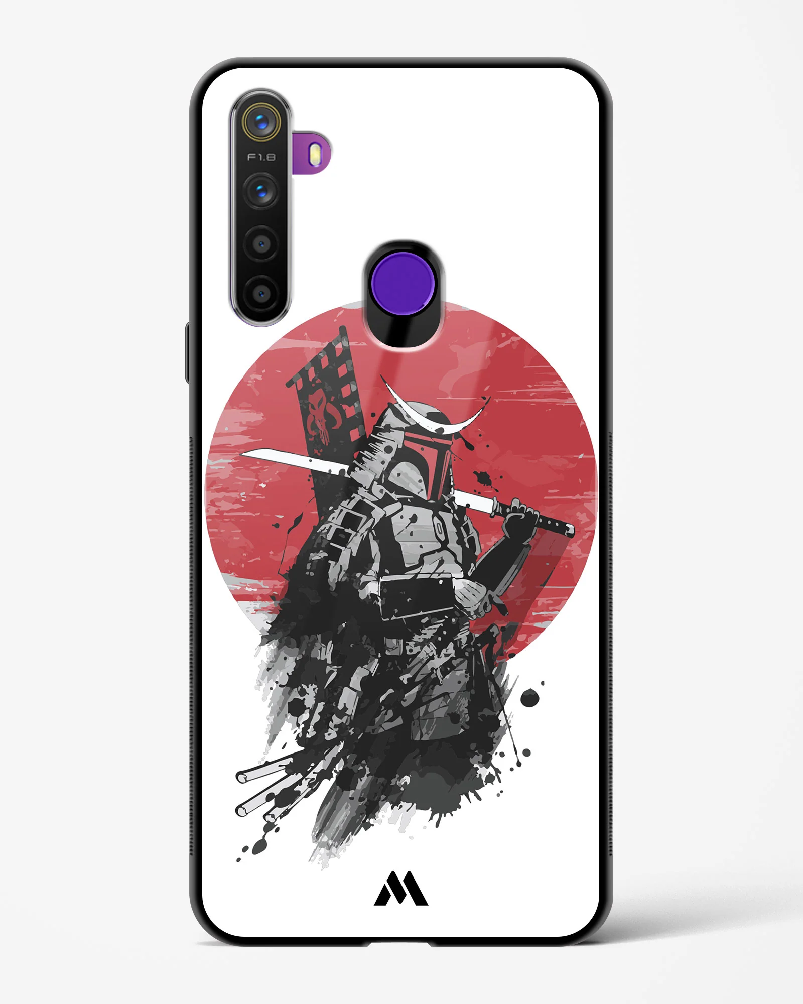 Samurai with a City to Burn Glass Case Phone Cover (Realme) - Image 39