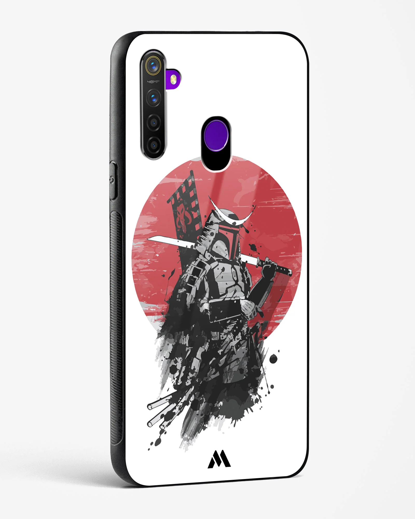 Samurai with a City to Burn Glass Case Phone Cover (Realme) - Image 42