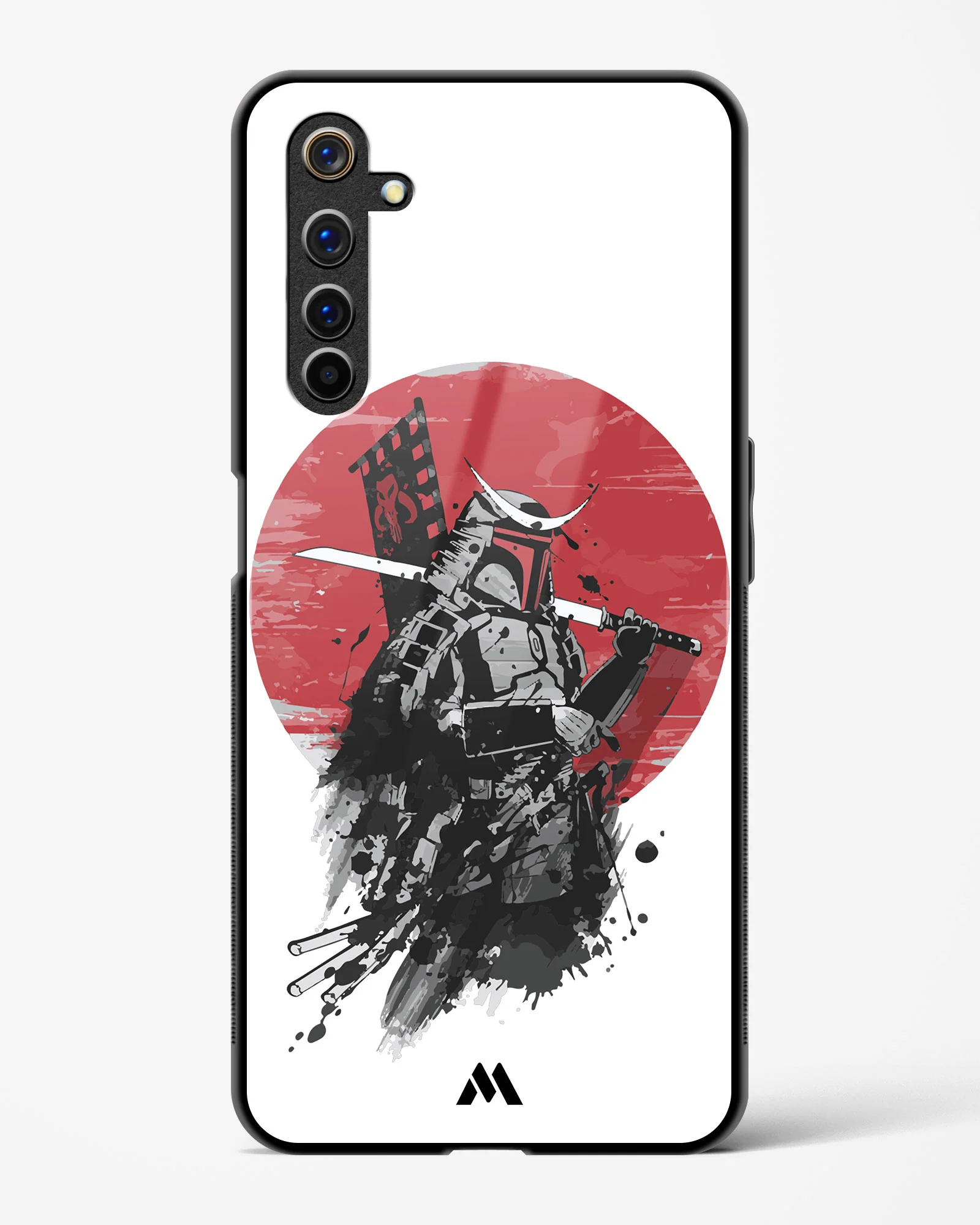 Samurai with a City to Burn Glass Case Phone Cover (Realme) - Image 49