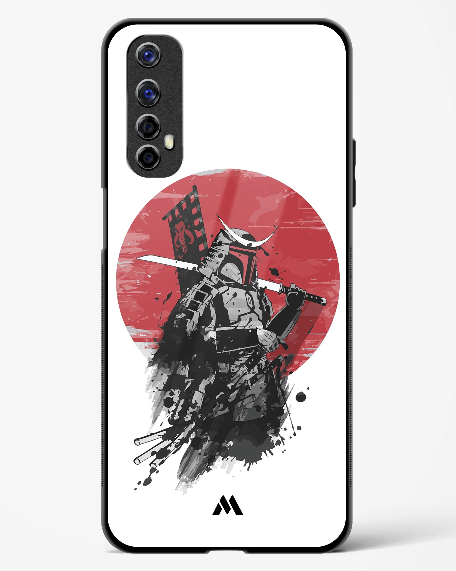 Samurai with a City to Burn Glass Case Phone Cover (Realme) - Image 53