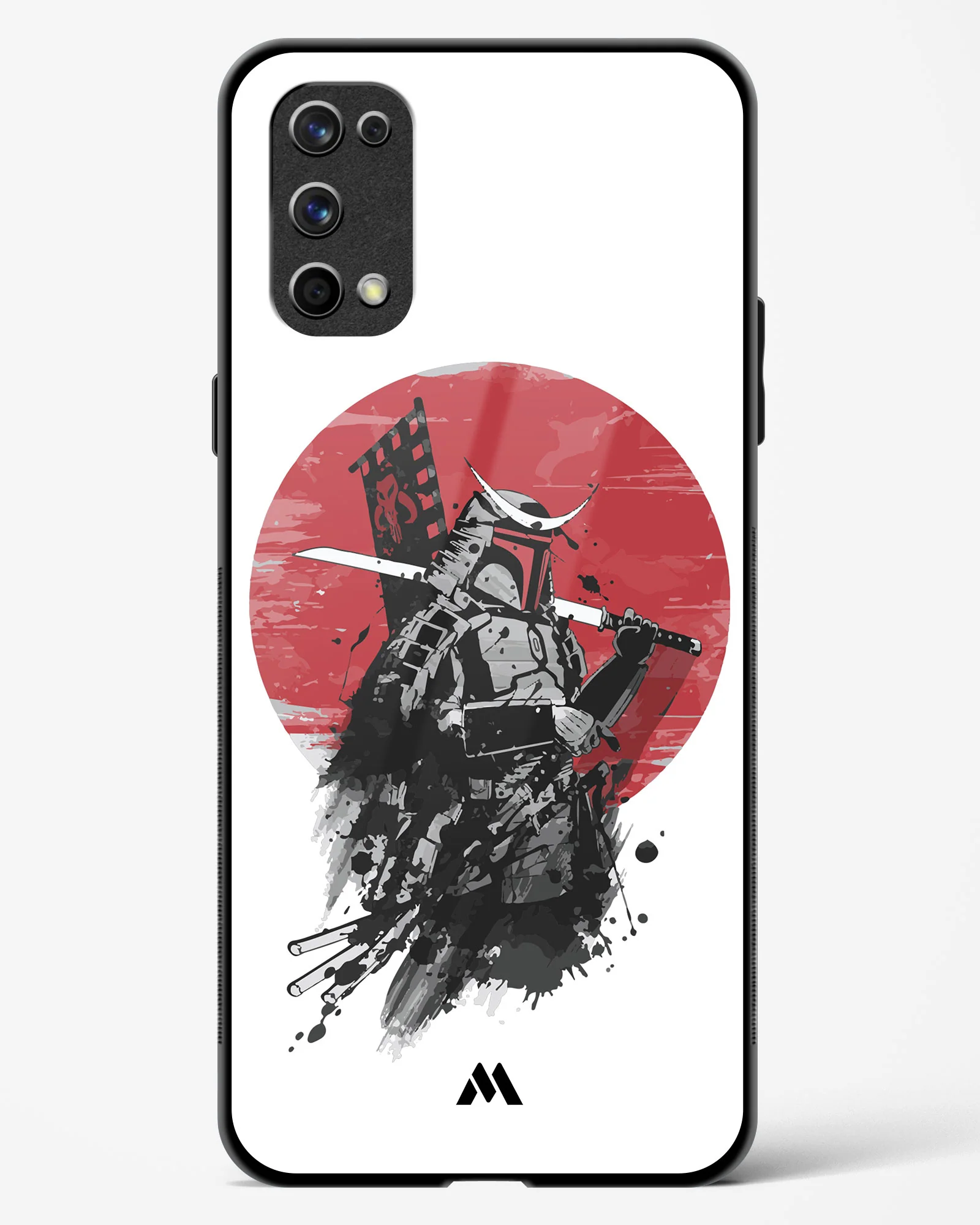 Samurai with a City to Burn Glass Case Phone Cover (Realme) - Image 55