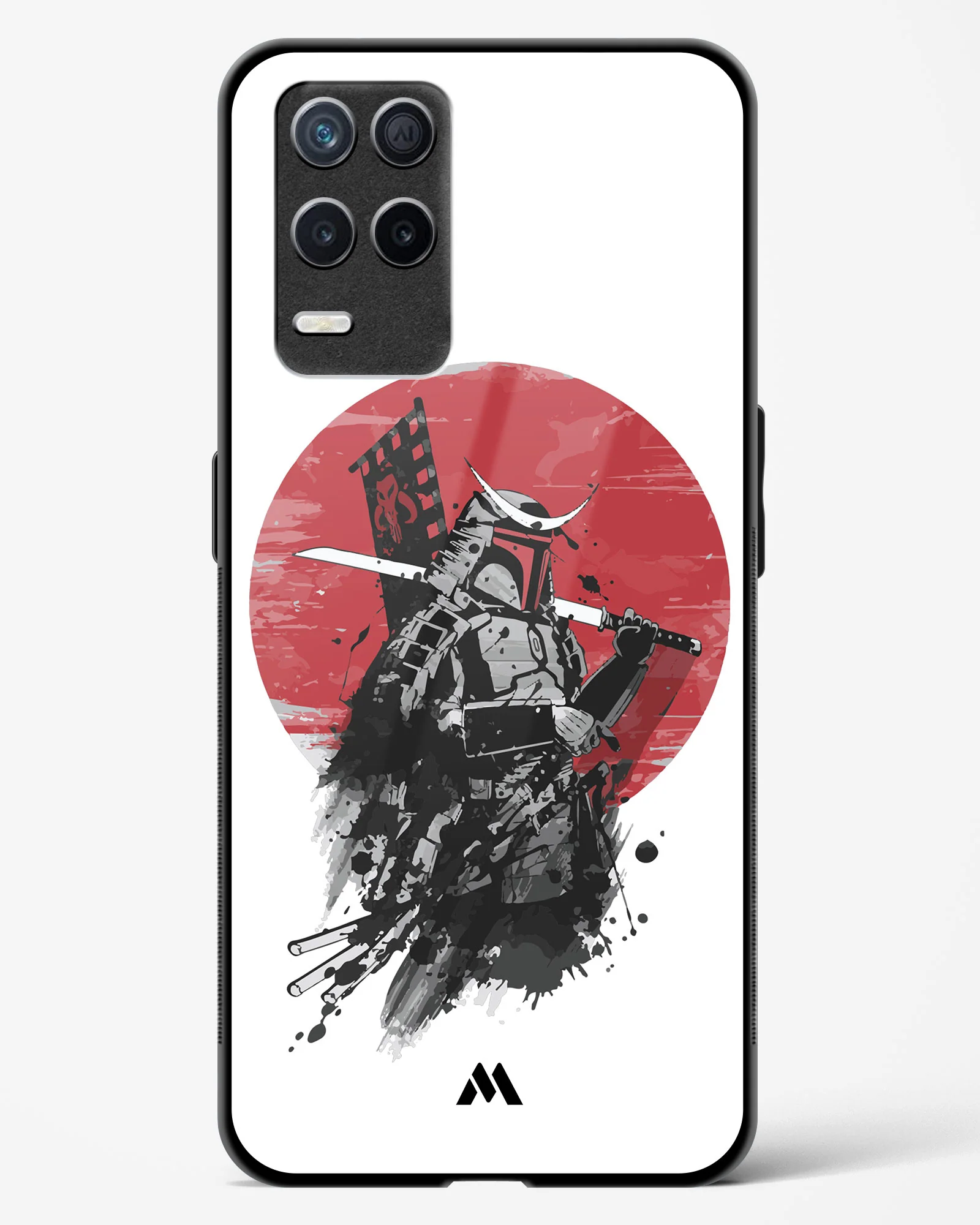 Samurai with a City to Burn Glass Case Phone Cover (Realme) - Image 71