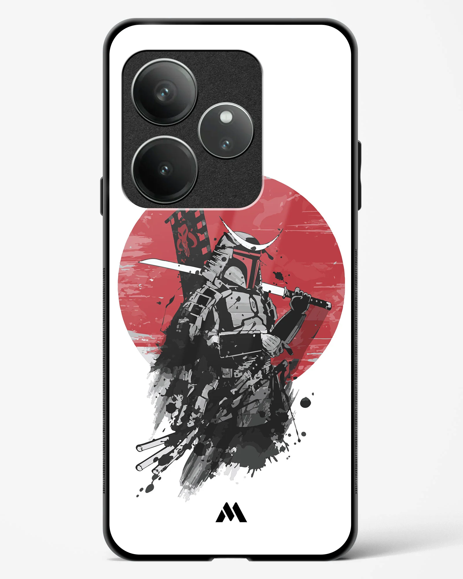 Samurai with a City to Burn Glass Case Phone Cover (Realme) - Image 89