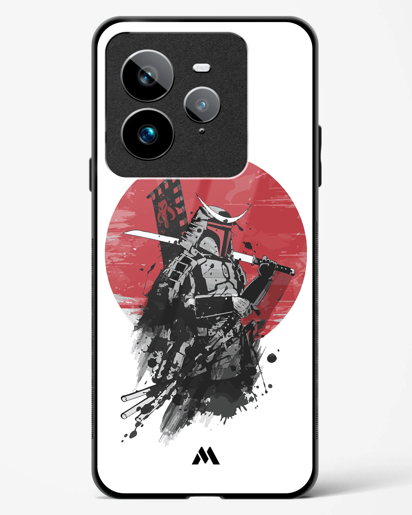 Samurai with a City to Burn Glass Case Phone Cover (Realme) - Image 93