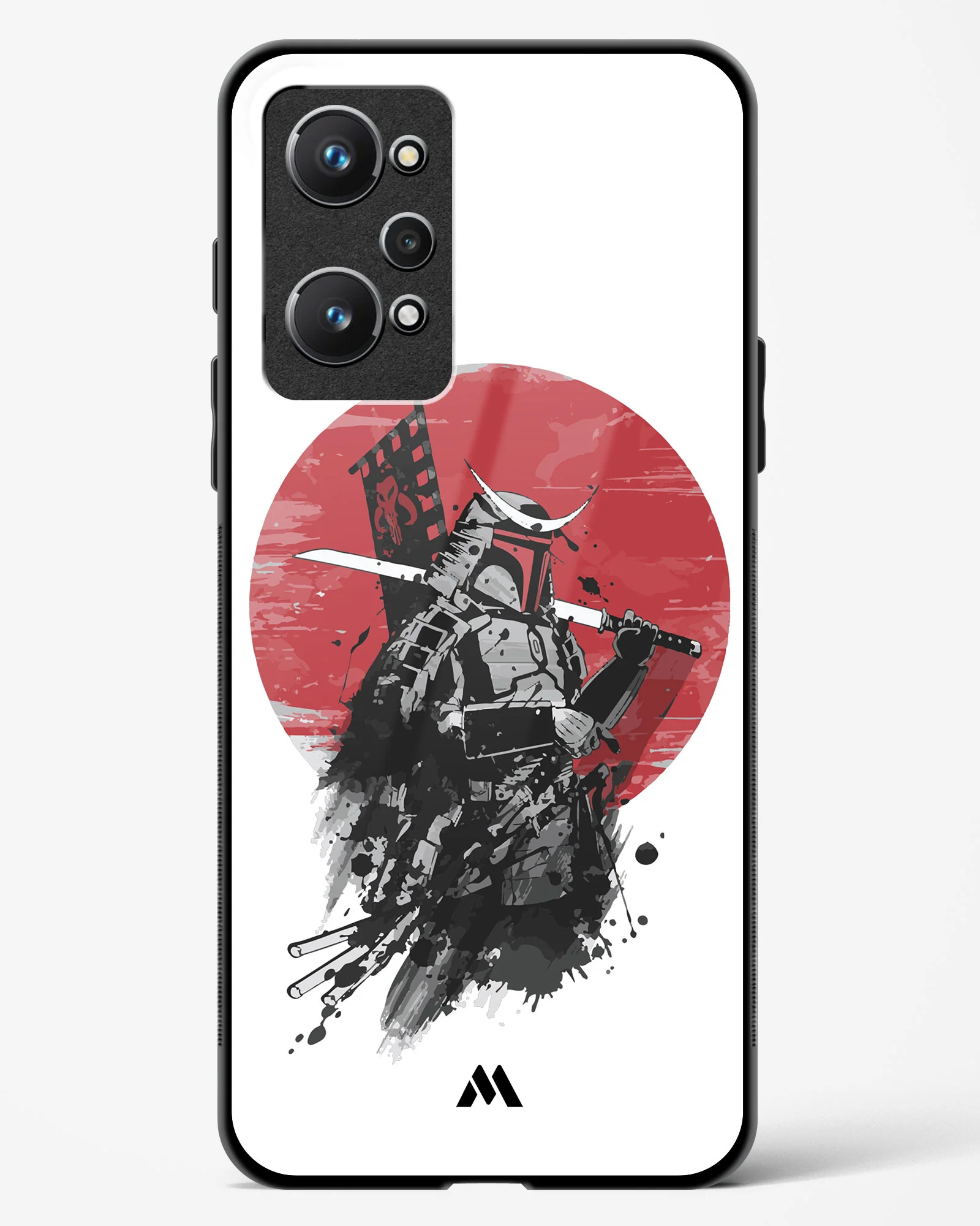 Samurai with a City to Burn Glass Case Phone Cover (Realme) - Image 95