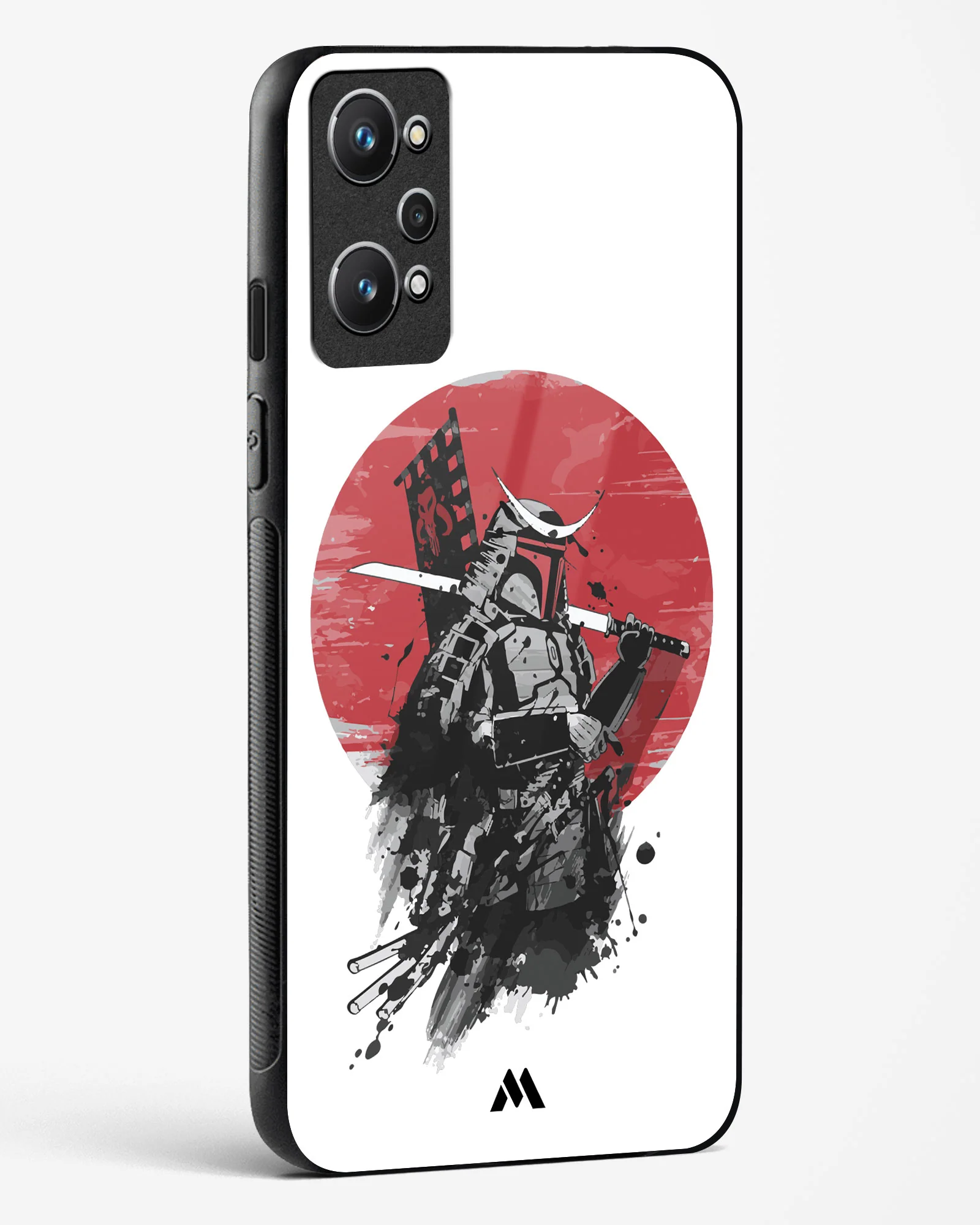 Samurai with a City to Burn Glass Case Phone Cover (Realme) - Image 96