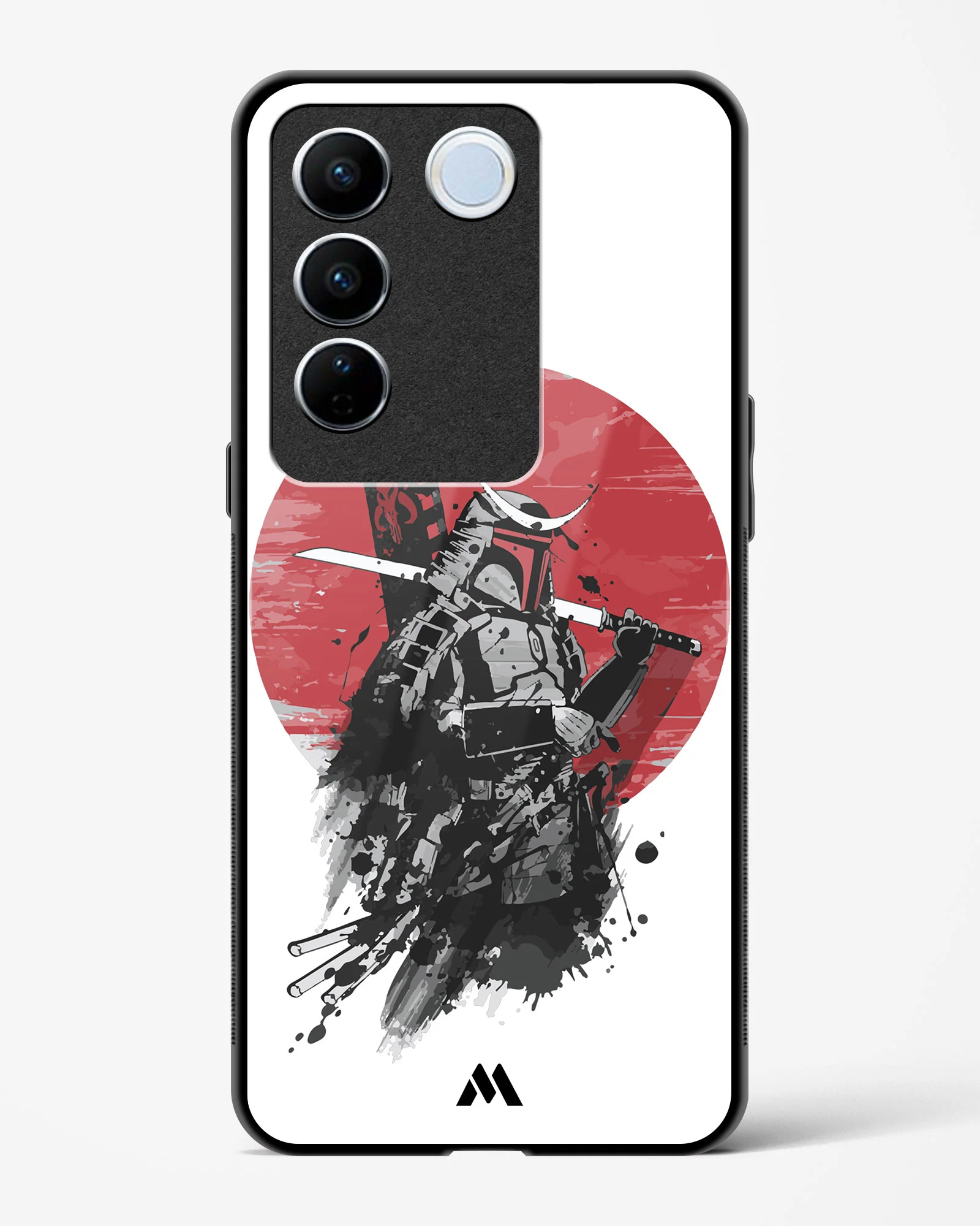 Samurai with a City to Burn Glass Case Phone Cover (Vivo) - Image 103