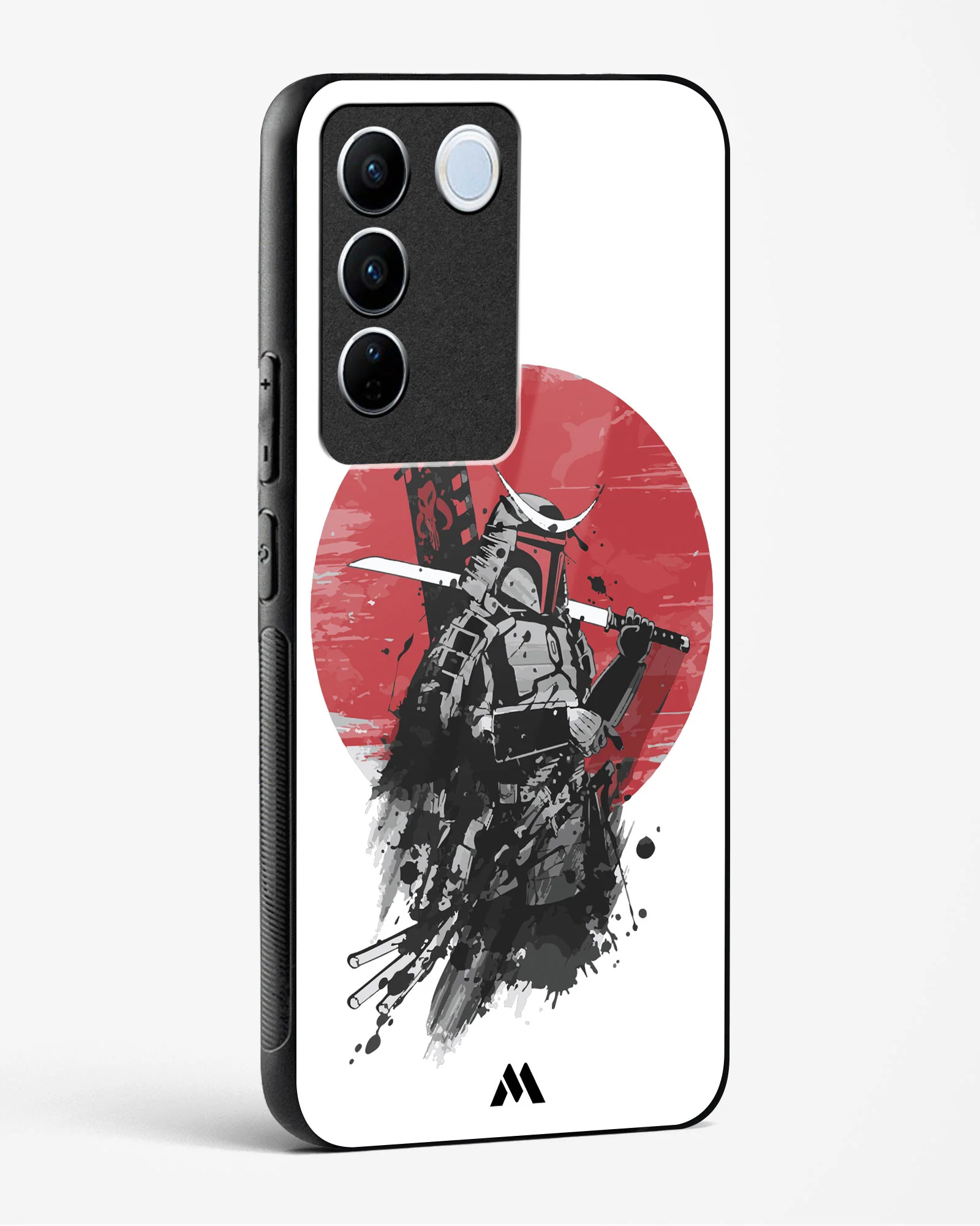 Samurai with a City to Burn Glass Case Phone Cover (Vivo) - Image 104