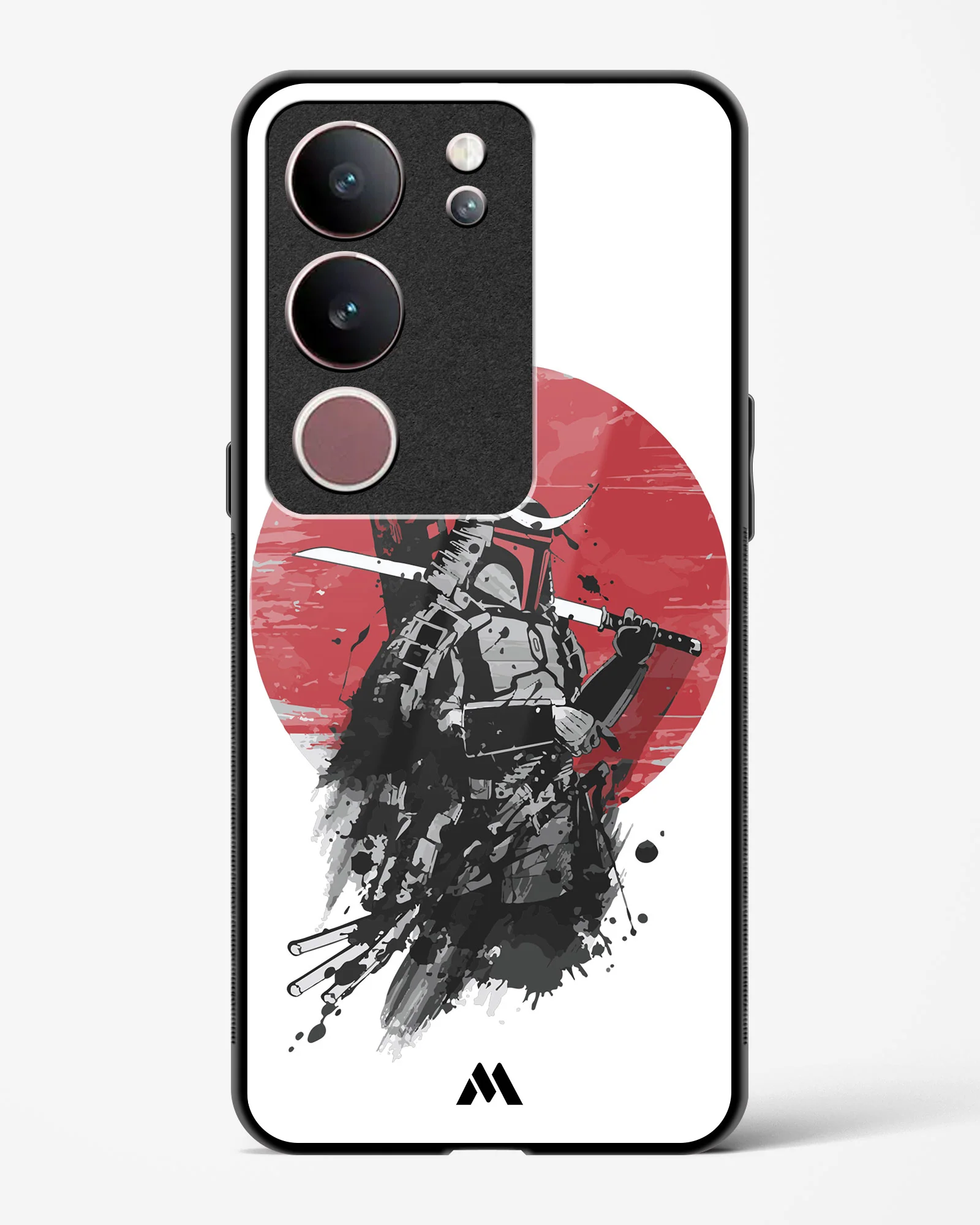Samurai with a City to Burn Glass Case Phone Cover (Vivo) - Image 107