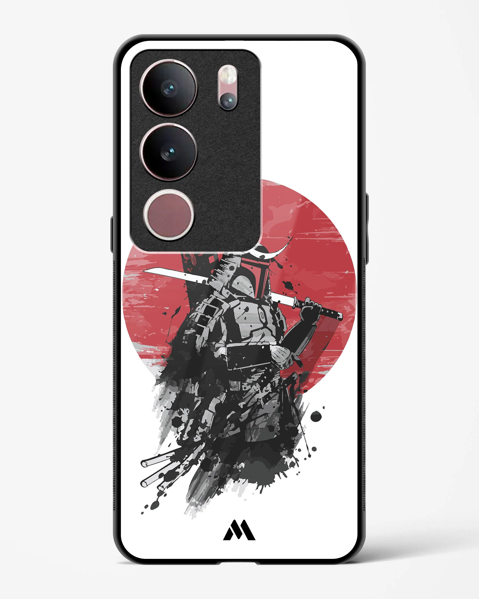 Samurai with a City to Burn Glass Case Phone Cover (Vivo) - Image 109