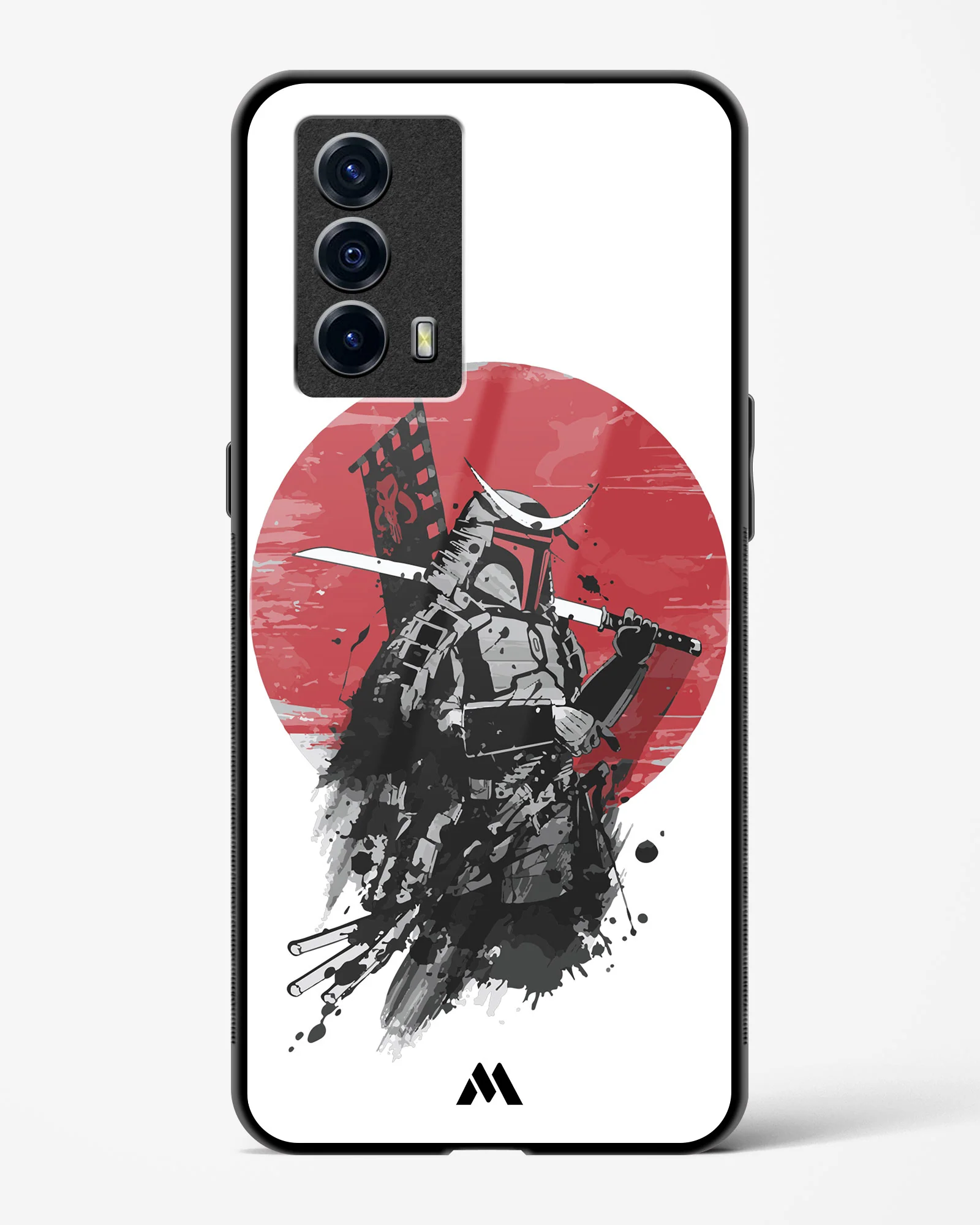 Samurai with a City to Burn Glass Case Phone Cover (Vivo) - Image 11