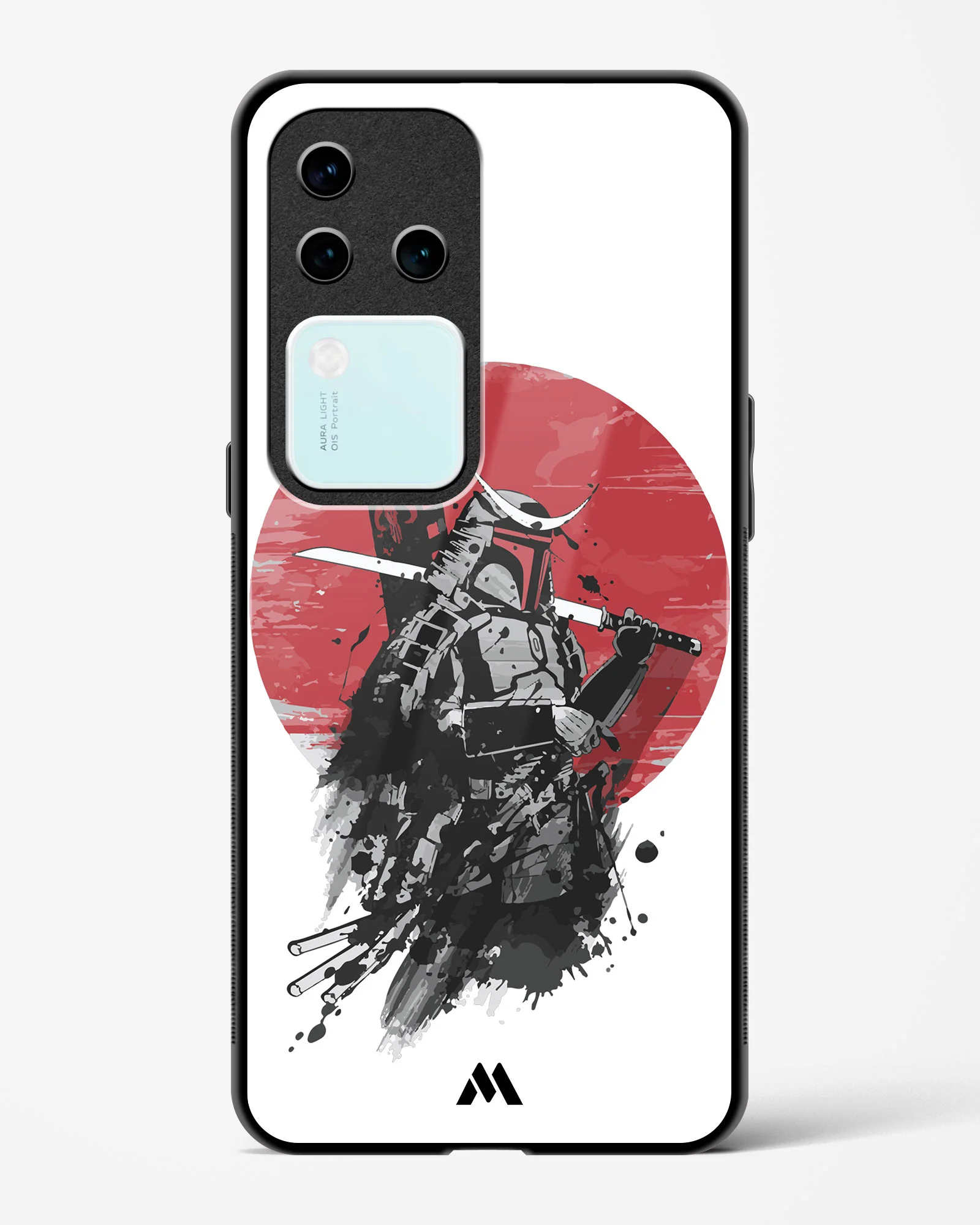 Samurai with a City to Burn Glass Case Phone Cover (Vivo) - Image 115