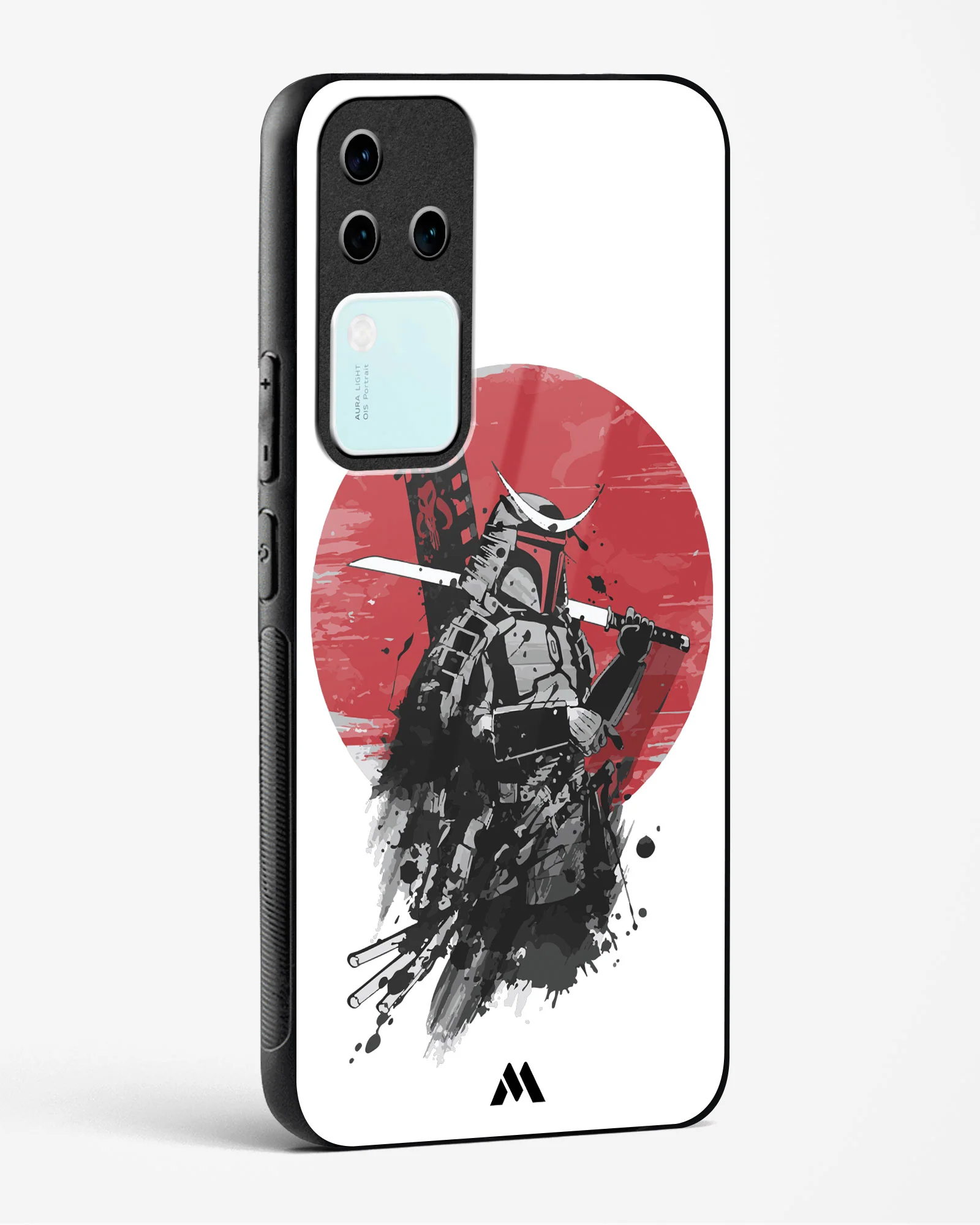 Samurai with a City to Burn Glass Case Phone Cover (Vivo) - Image 116