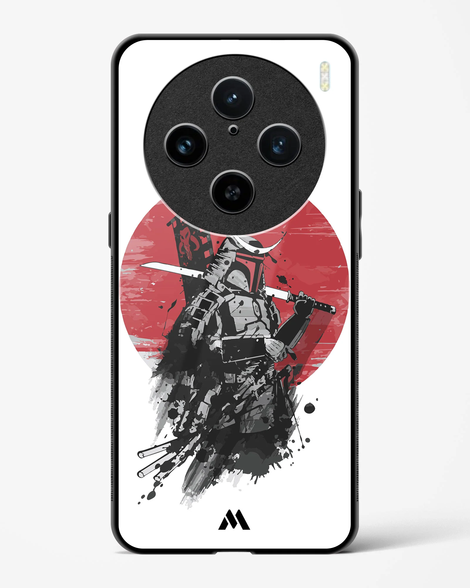 Samurai with a City to Burn Glass Case Phone Cover (Vivo) - Image 127