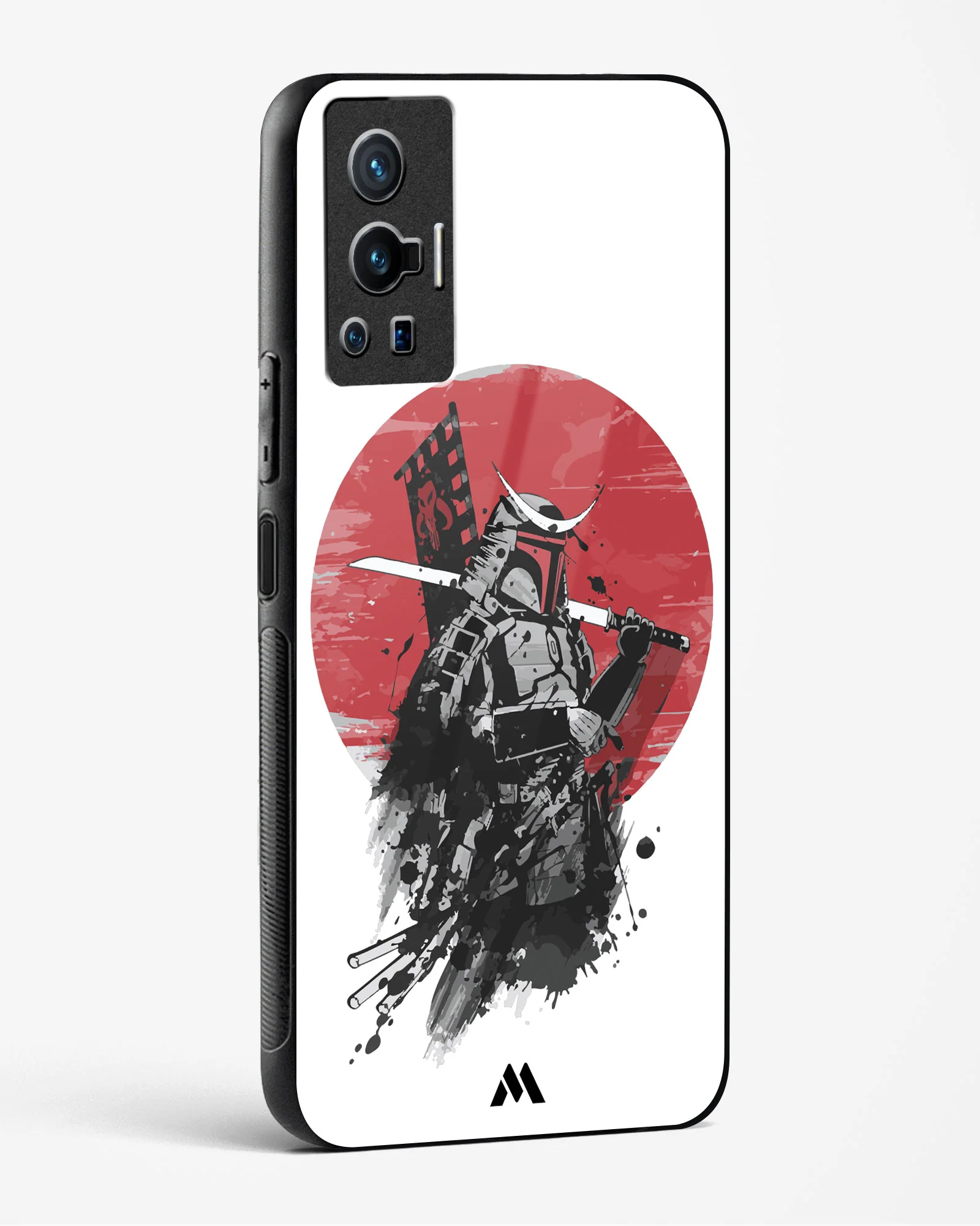 Samurai with a City to Burn Glass Case Phone Cover (Vivo) - Image 136
