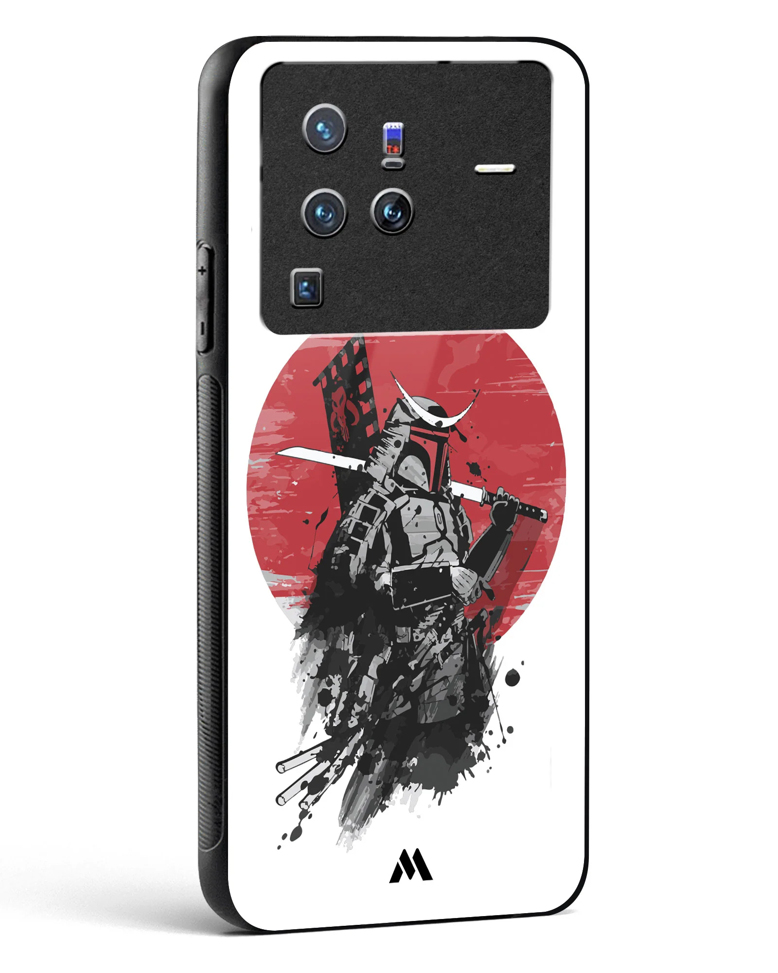 Samurai with a City to Burn Glass Case Phone Cover (Vivo) - Image 140