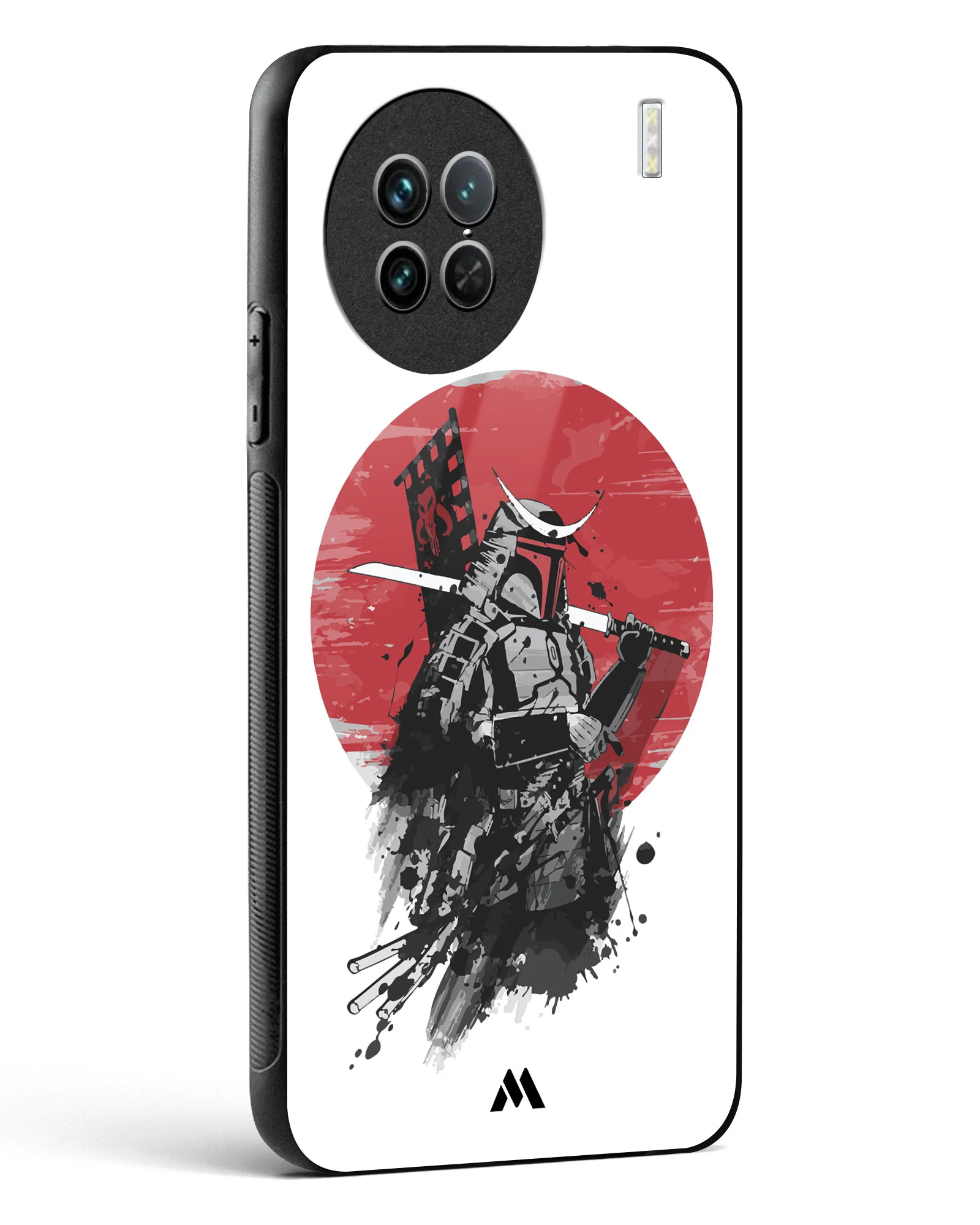 Samurai with a City to Burn Glass Case Phone Cover (Vivo) - Image 144