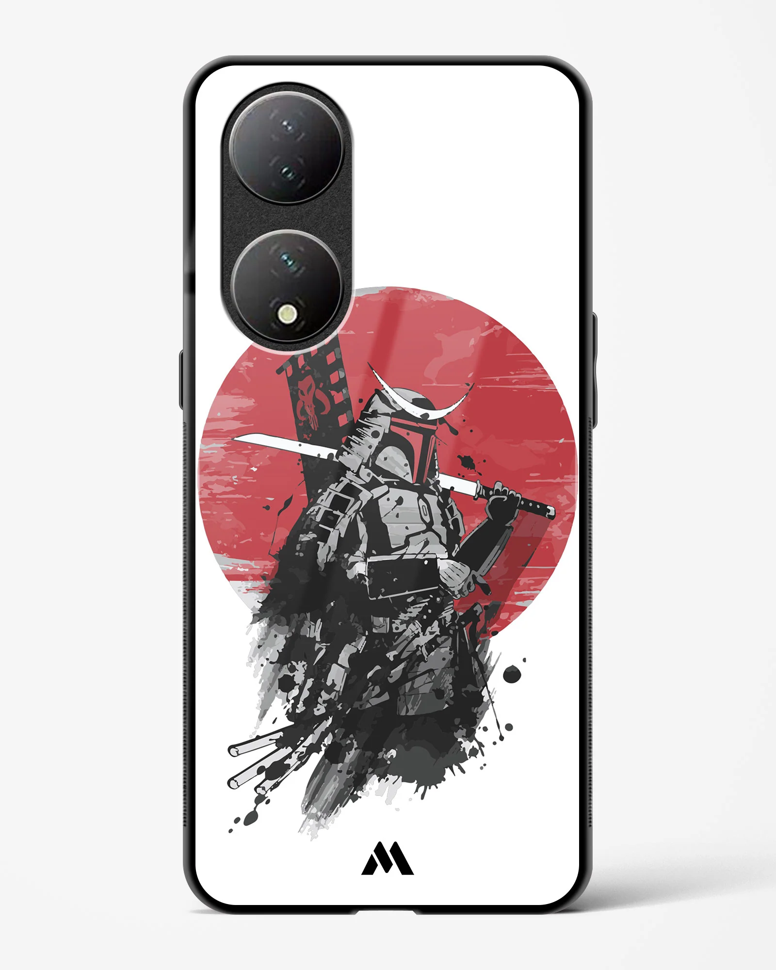 Samurai with a City to Burn Glass Case Phone Cover (Vivo) - Image 147