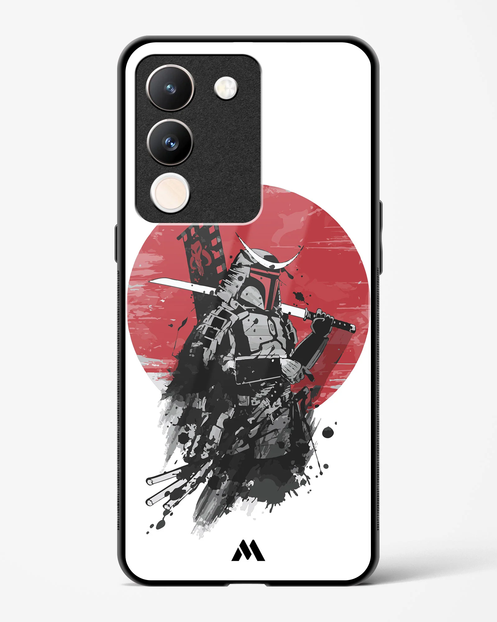 Samurai with a City to Burn Glass Case Phone Cover (Vivo) - Image 153