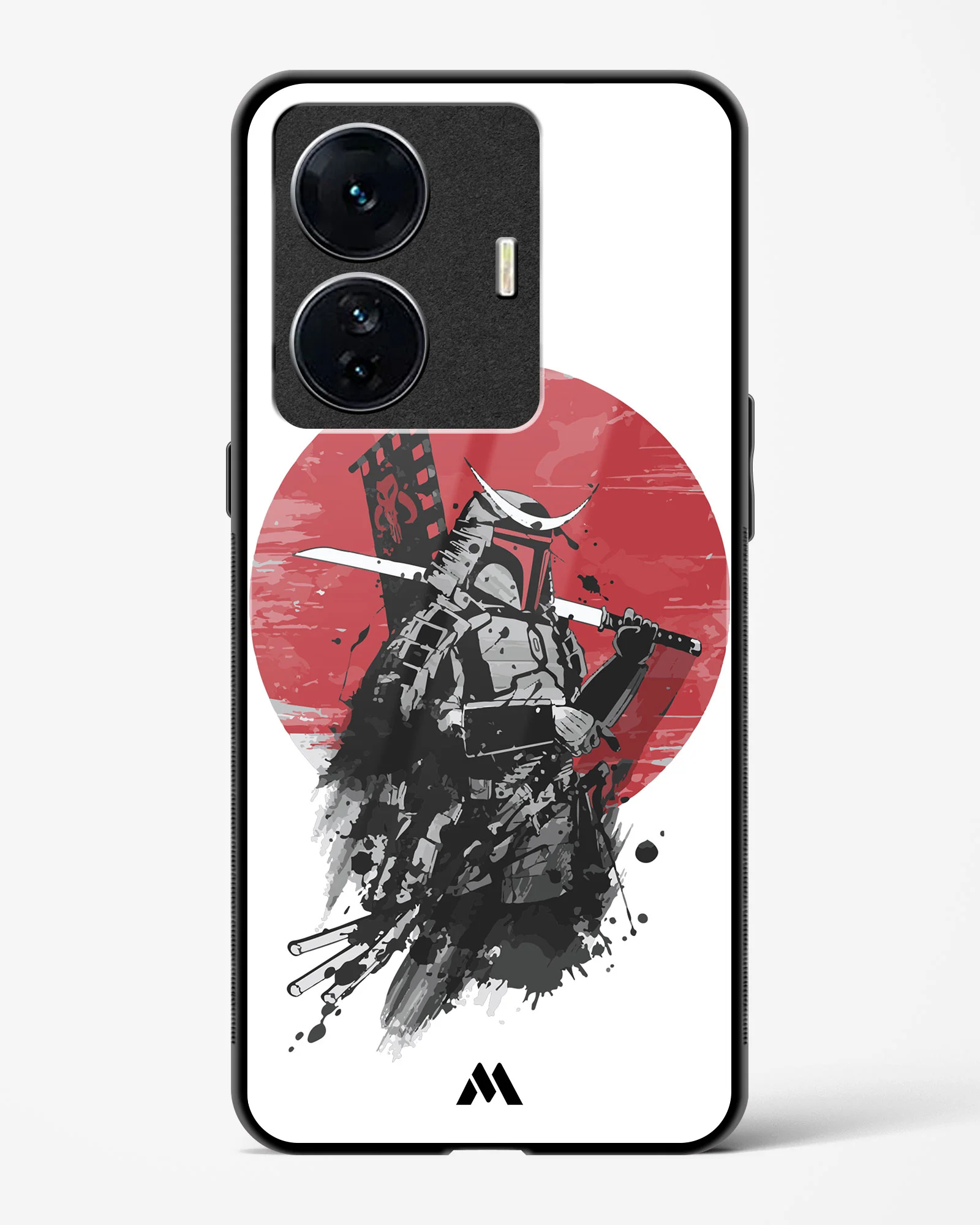 Samurai with a City to Burn Glass Case Phone Cover (Vivo) - Image 17