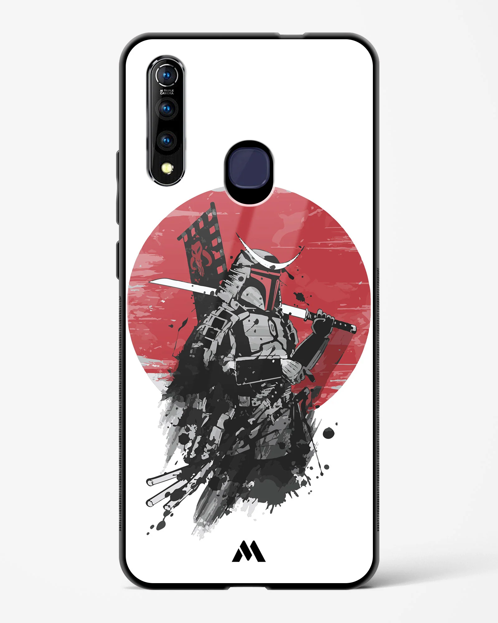Samurai with a City to Burn Glass Case Phone Cover (Vivo) - Image 171