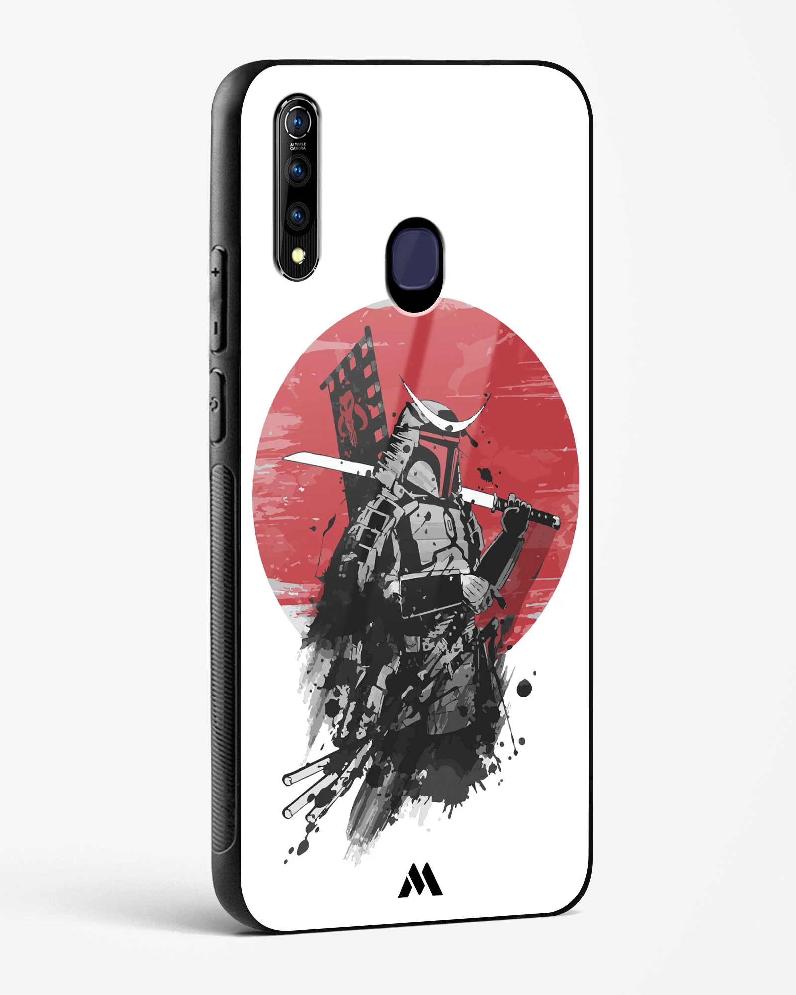 Samurai with a City to Burn Glass Case Phone Cover (Vivo) - Image 172