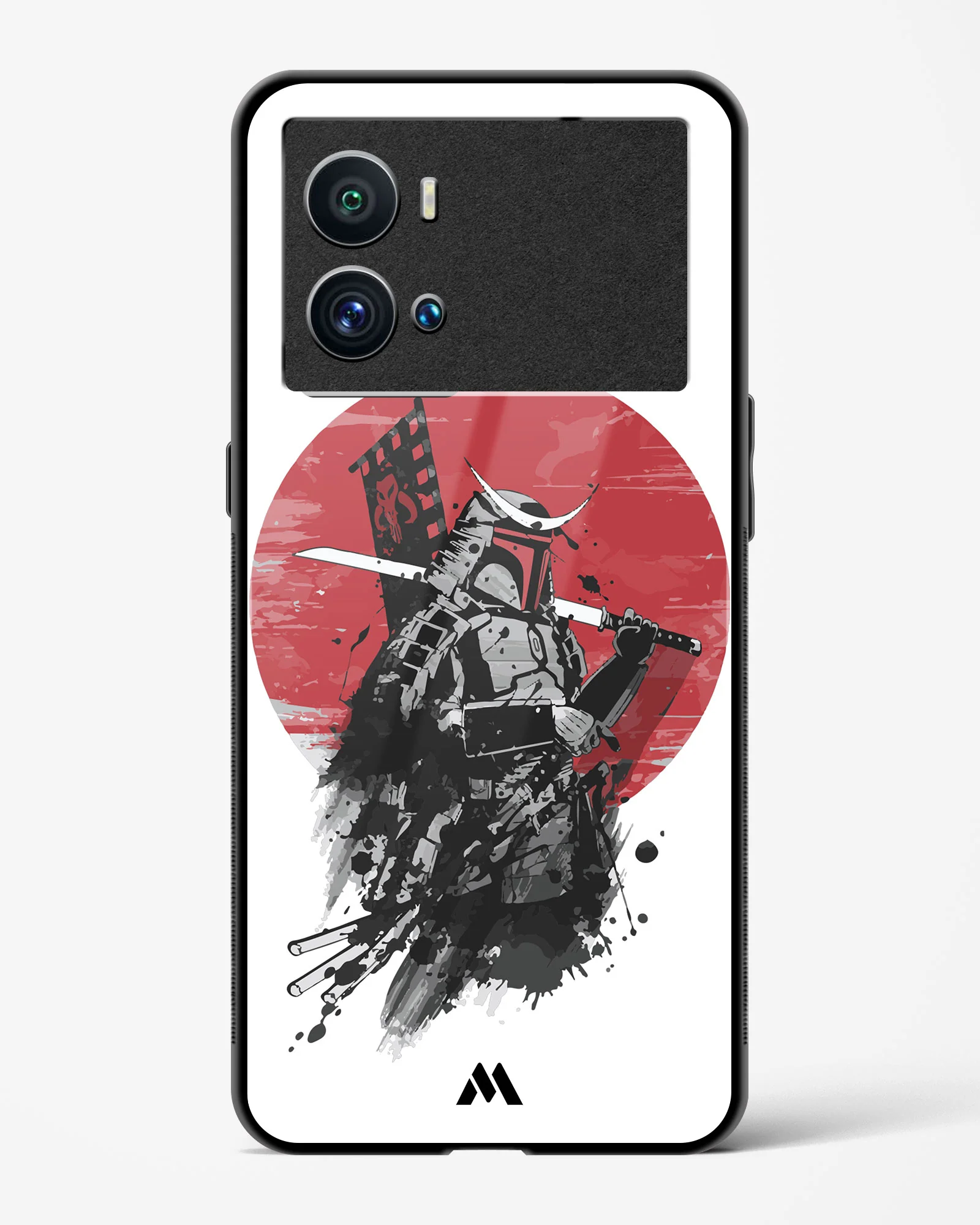 Samurai with a City to Burn Glass Case Phone Cover (Vivo) - Image 47