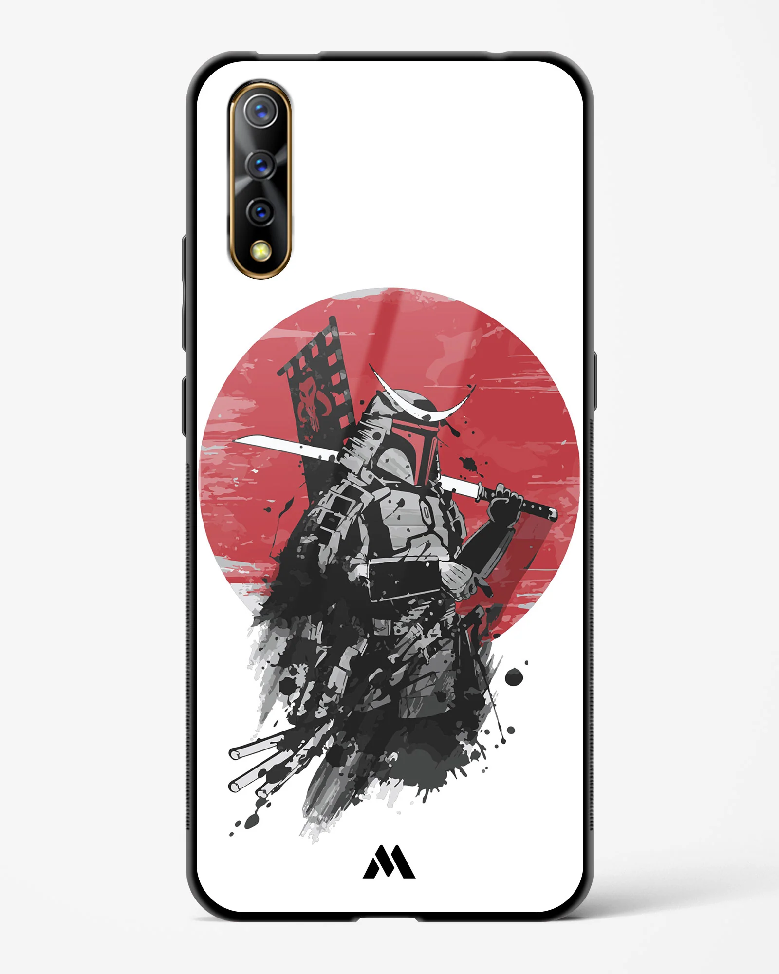 Samurai with a City to Burn Glass Case Phone Cover (Vivo) - Image 53